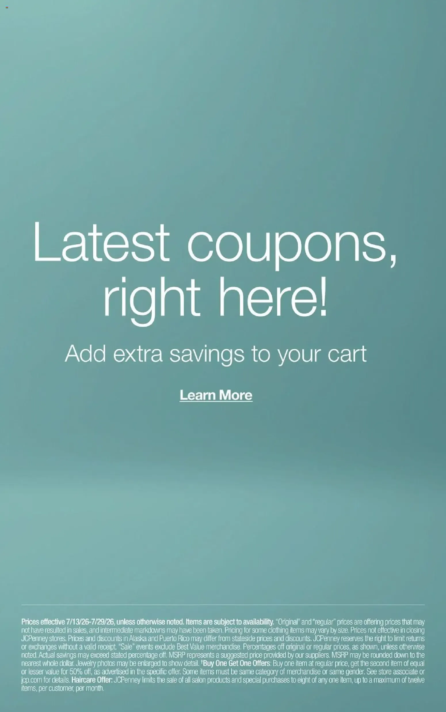 Weekly ad JCPenney Weekly Ad from 07/13/2026 - Flyer from July 13 to July 29 2026 - Page 15