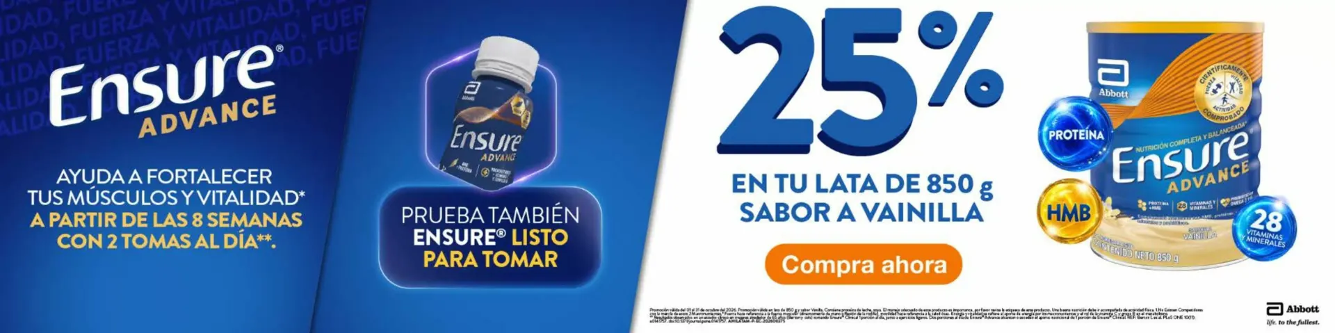 Catalogo de Ensure ADVANCE 1 de octubre al 31 de octubre 2026 - Pag 1