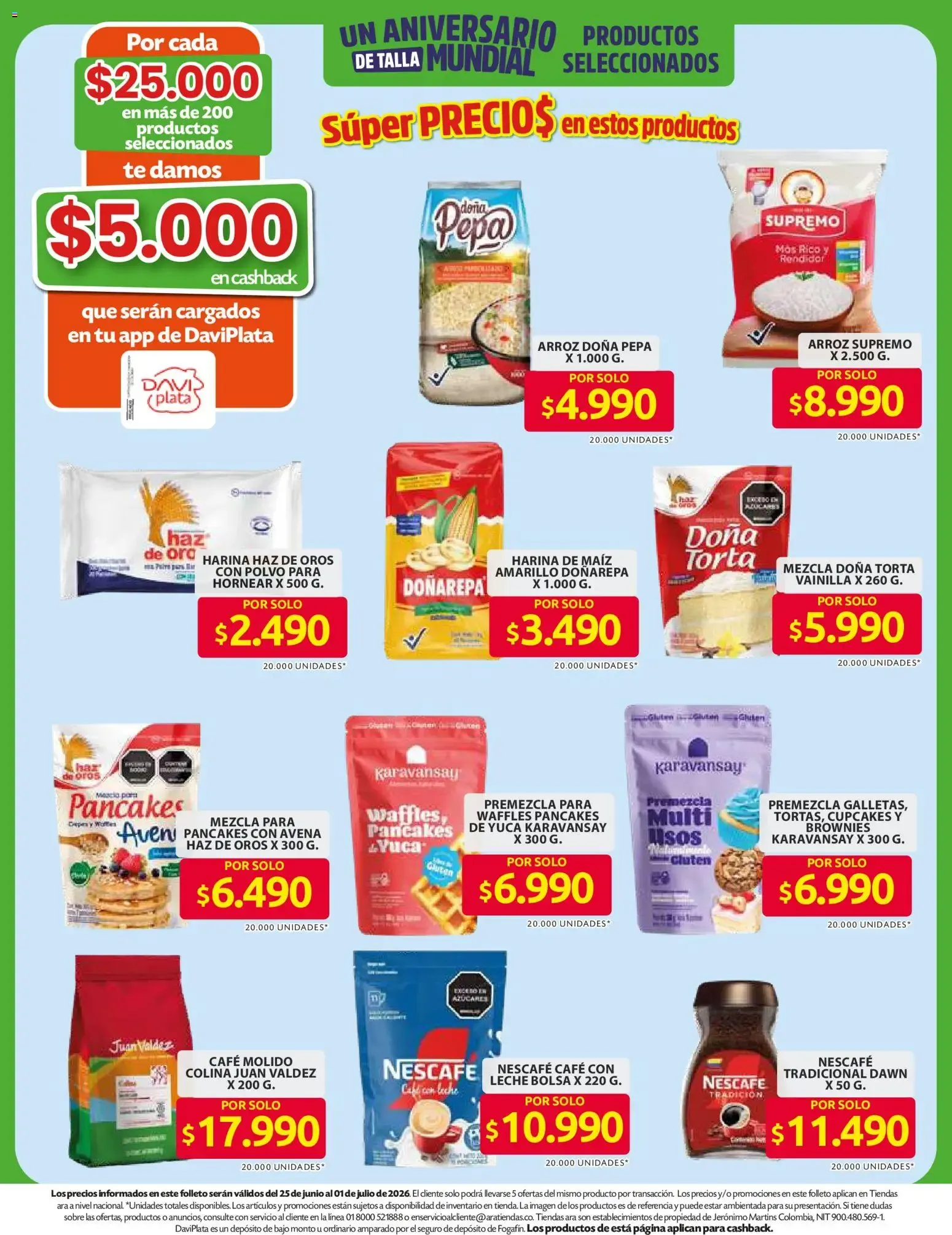 Catalogo de Ara catálogo un aniversario de talla mundial desde el 11/06/2026 > Revistas Junio 11 de junio al 8 de julio 2026 - Pag 4