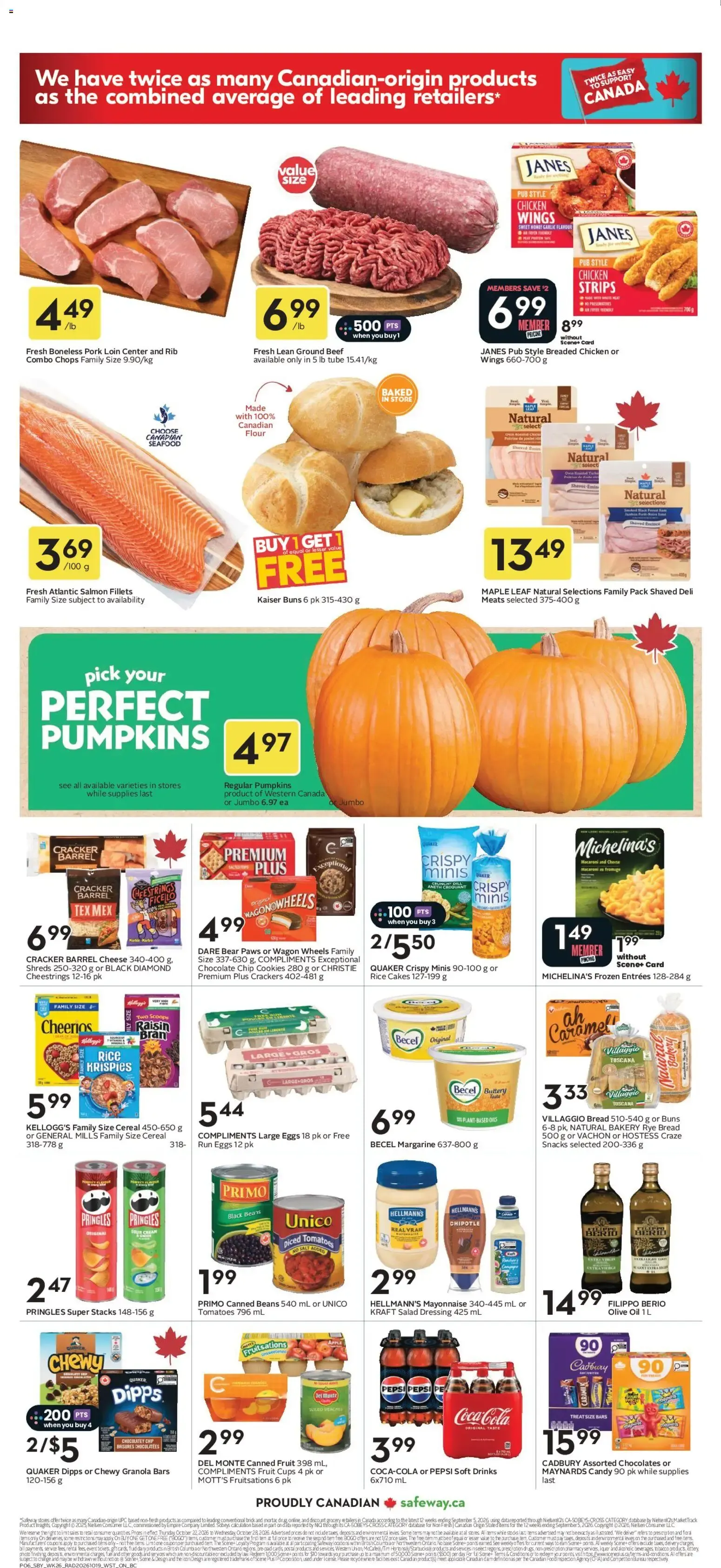 Safeway weekly flyer / circulaire from Oct 22, 2026 > weekly specials & deals from October 22 to October 28 2026 - flyer page 2