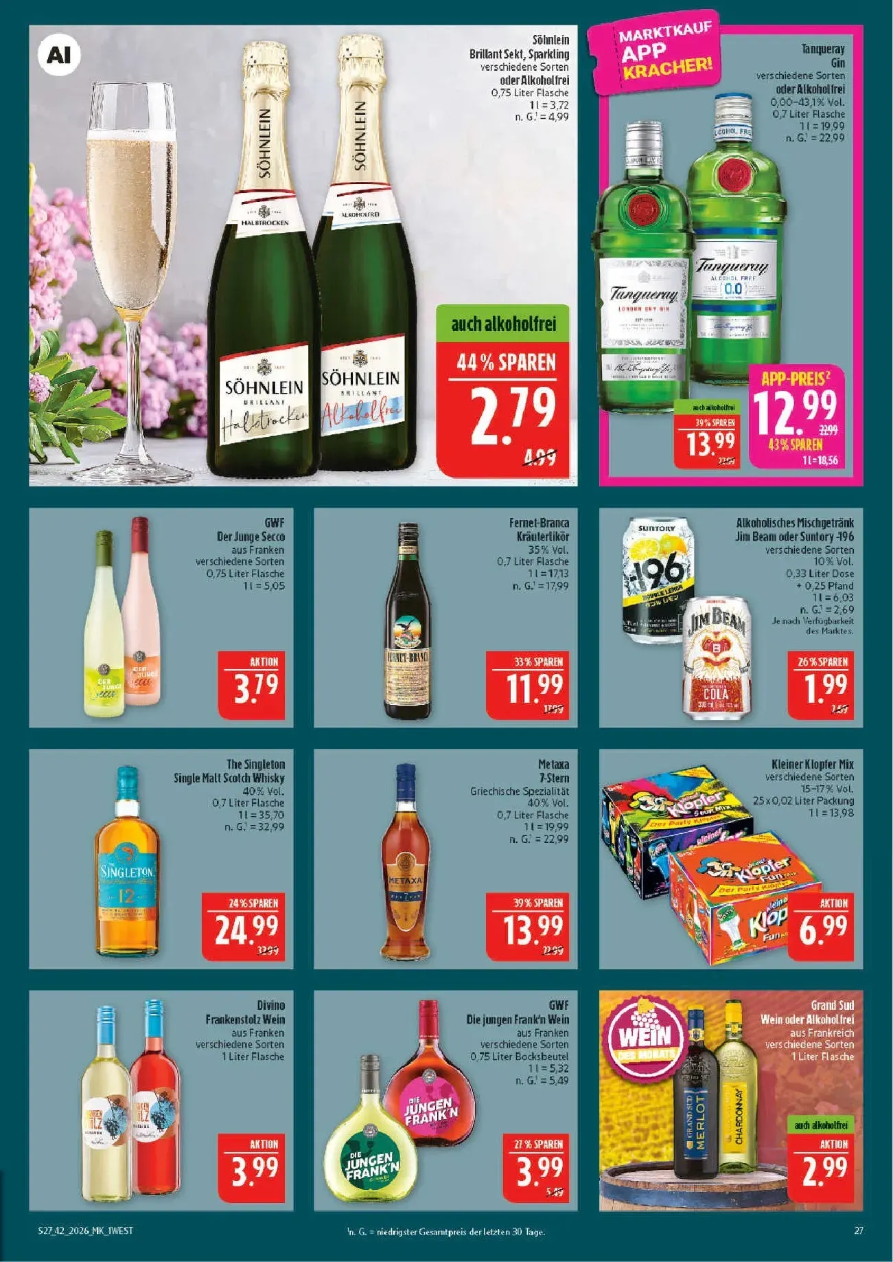 Marktkauf Prospekt – von Montag 12.10.2026 bis Samstag 17.10.2026 von 12. Oktober bis 17. Oktober 2026 - Prospekt seite 27