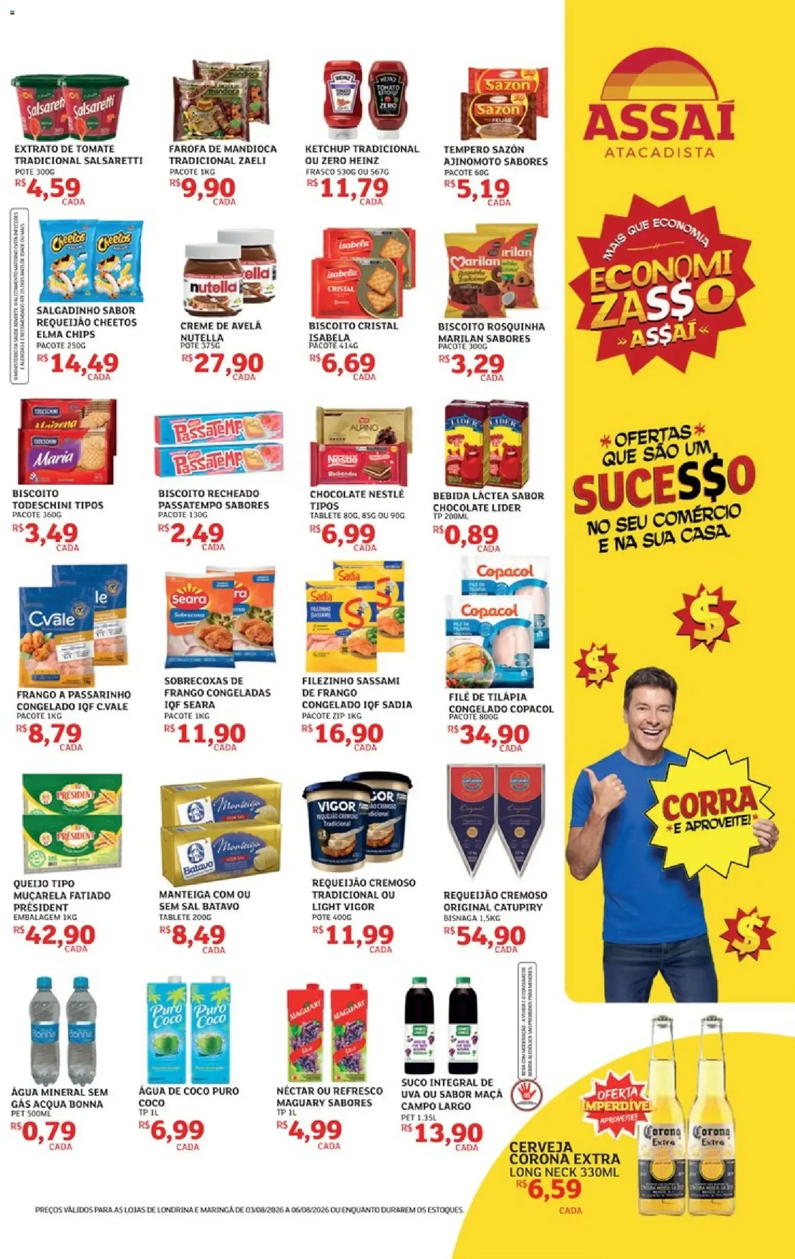Encarte de Assaí Atacadista - Economizasso de Ofertas 3 de agosto até 6 de agosto 2026 - Pagina 3