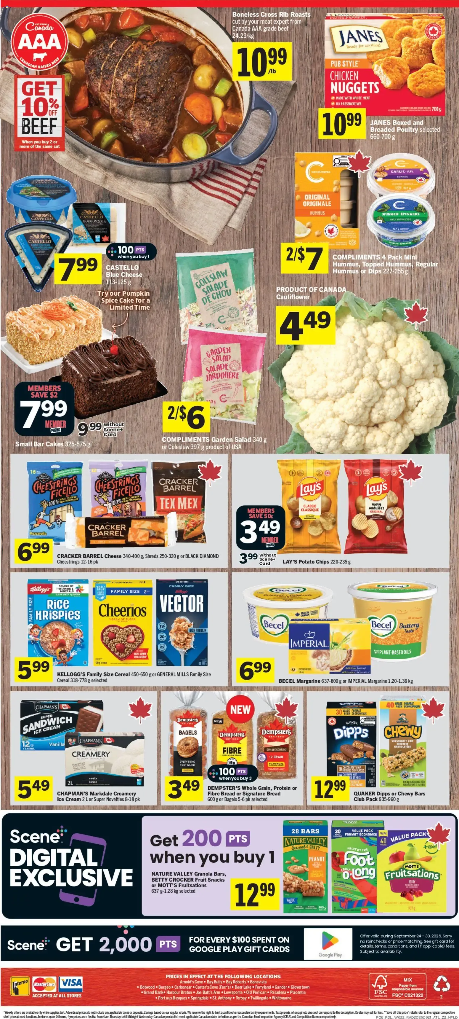 Foodland weekly flyer / circulaire from Sep 24, 2026 > weekly specials & deals from September 24 to September 30 2026 - flyer page 2