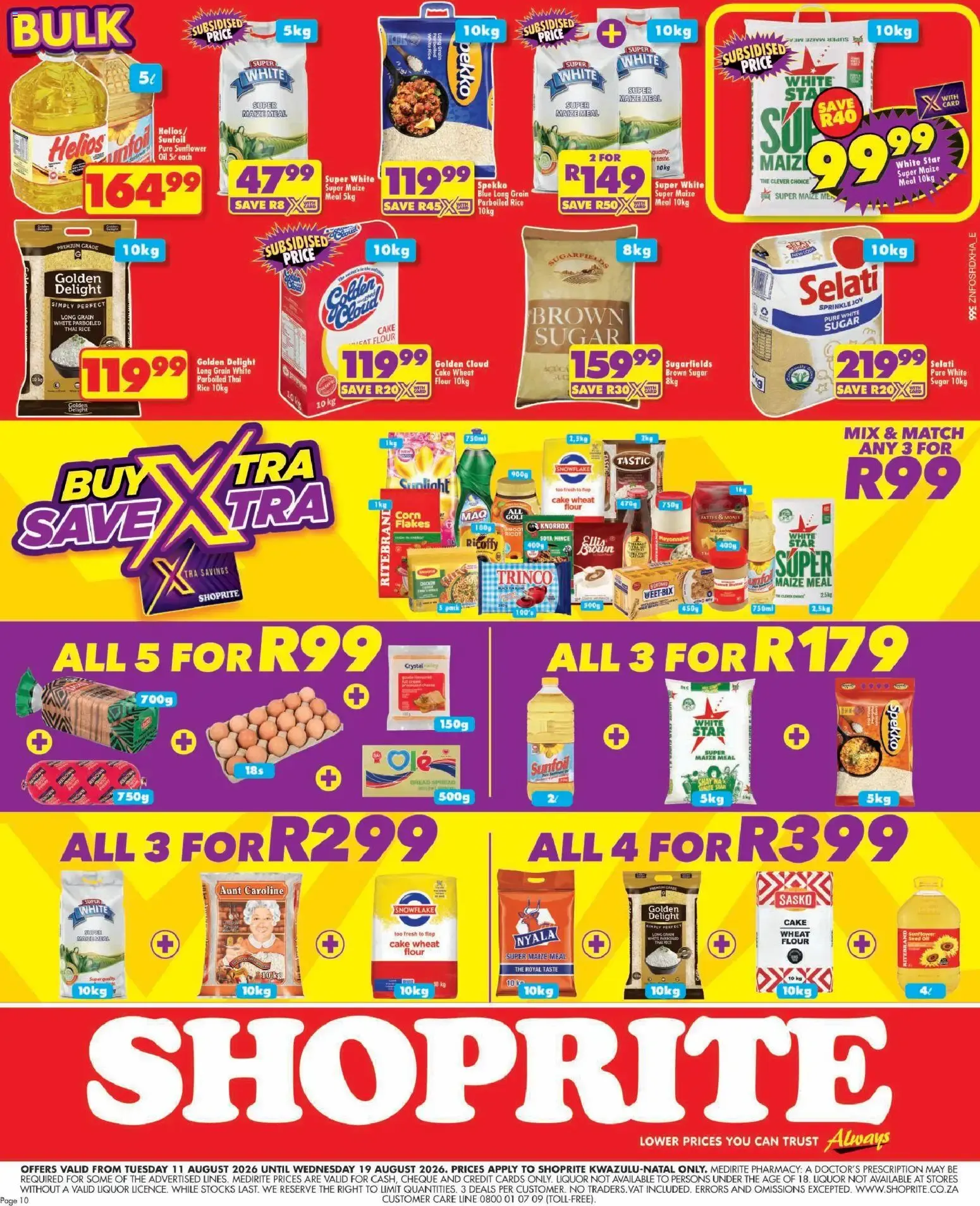 Shoprite: We're Saving SA R2 Billion This Birthday from 11 August to 19 August 2026 - Catalogue Page 10