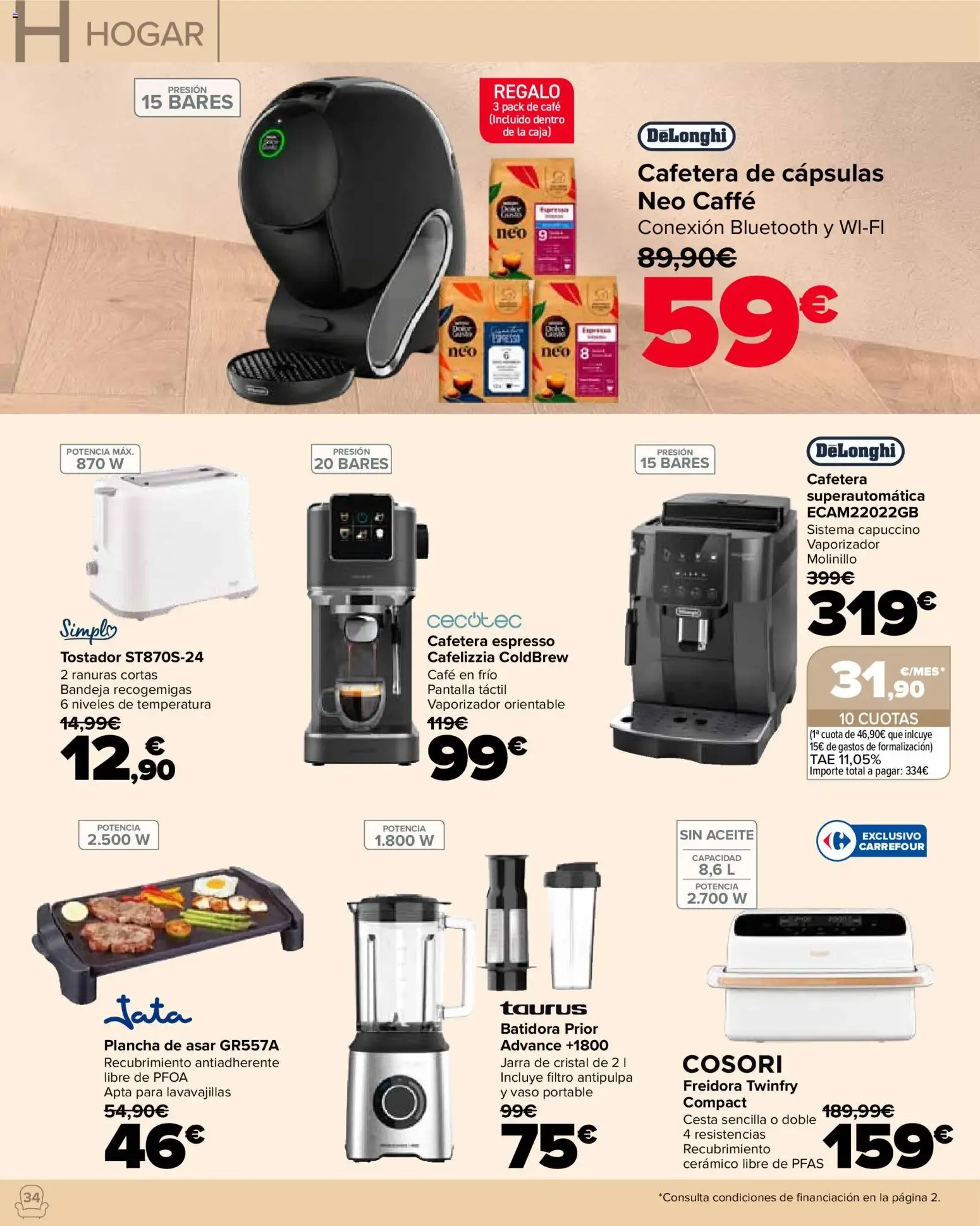 Catálogo de Carrefour Hogar del 22/09/2026 | Catálogo 22 de septiembre al 21 de octubre 2026 - Página 34