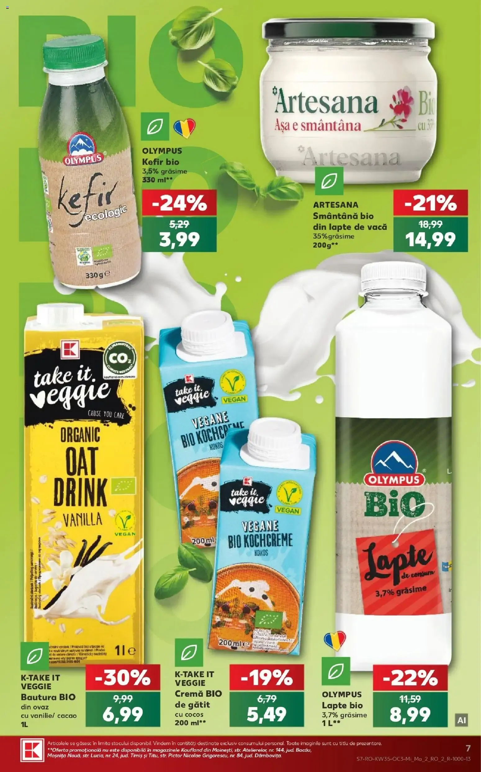 Catalog Kaufland Produse BIO de la 26 august până la 1 septembrie 2026 - Revista Pagina 7