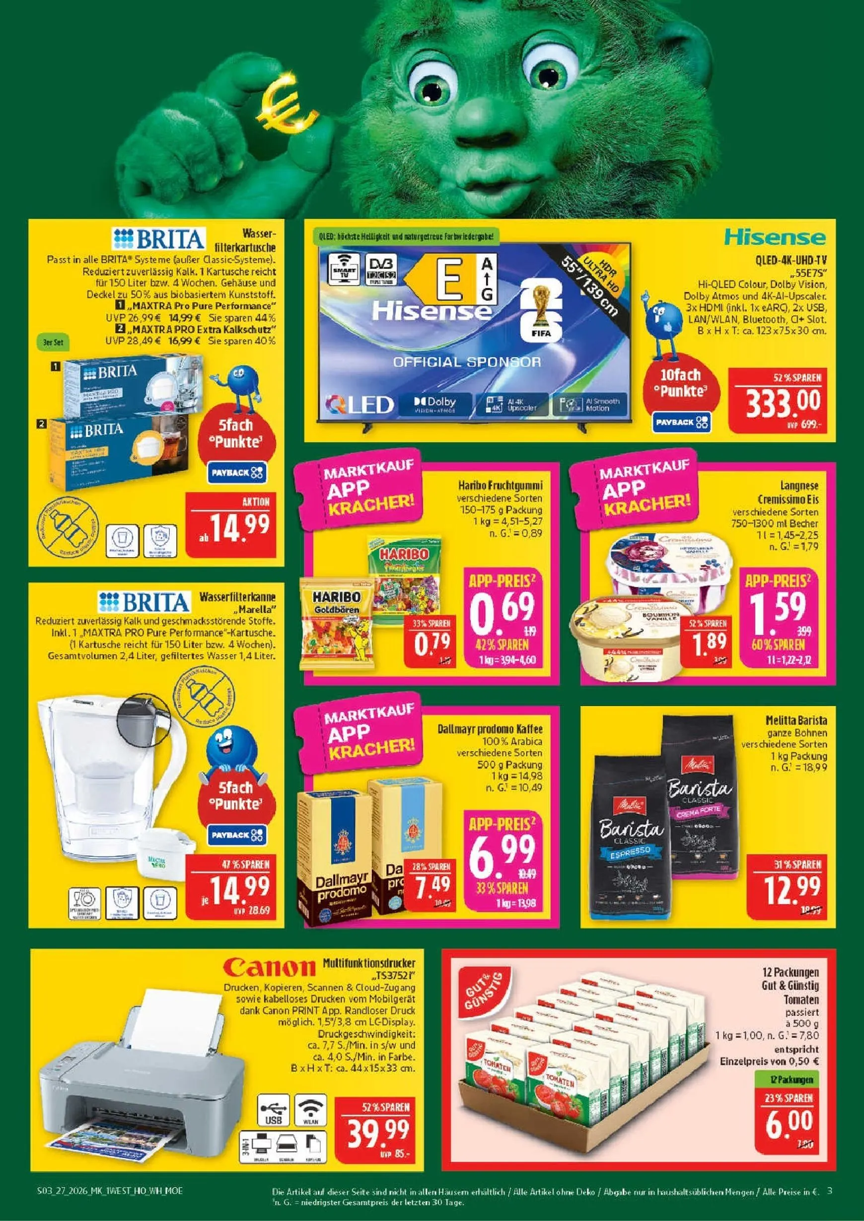Marktkauf Prospekt nächste Woche – von Montag 29.06.2026 bis Samstag 04.07.2026 von 29. Juni bis 4. Juli 2026 - Prospekt seite 3
