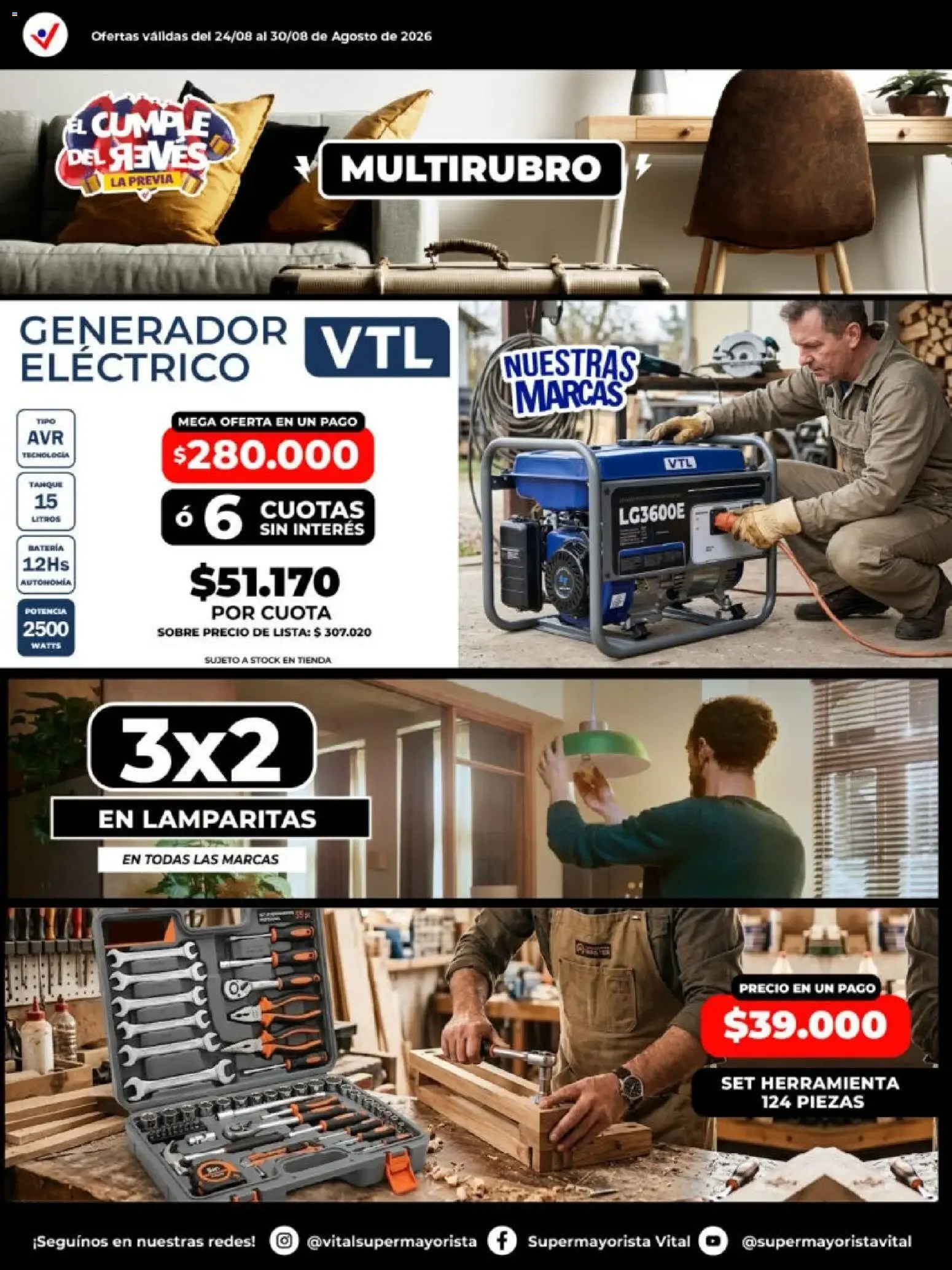 Ofertas de Vital Supermayorista - El Cumple del Revés La Previa 24 de agosto al 30 de agosto 2026 - Página 6 del catálogo