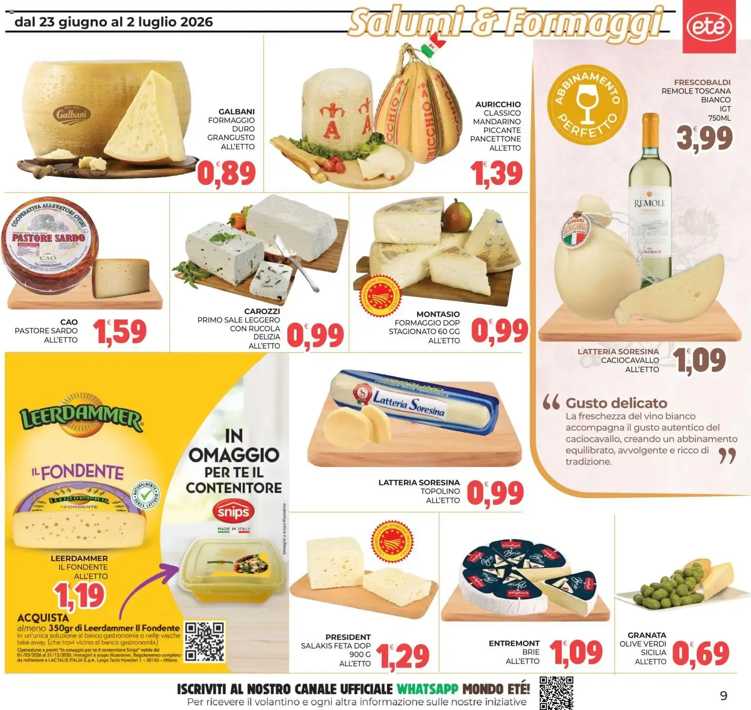 Eté AL COSTO da 23 giugno a 2 luglio di 2026 - Pagina del volantino 9