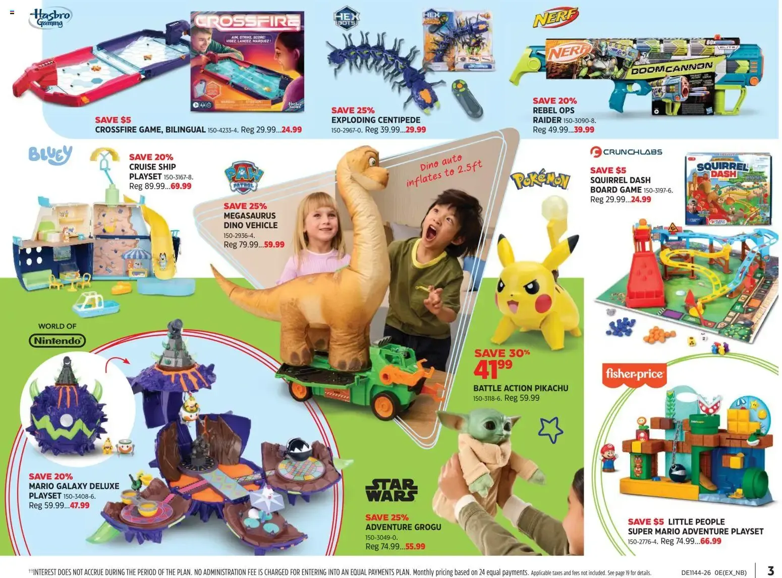 Canadian Tire flyer - The Ultimate Toy Guide from Oct 29, 2026 > weekly specials & deals from October 29 to November 18 2026 - flyer page 3