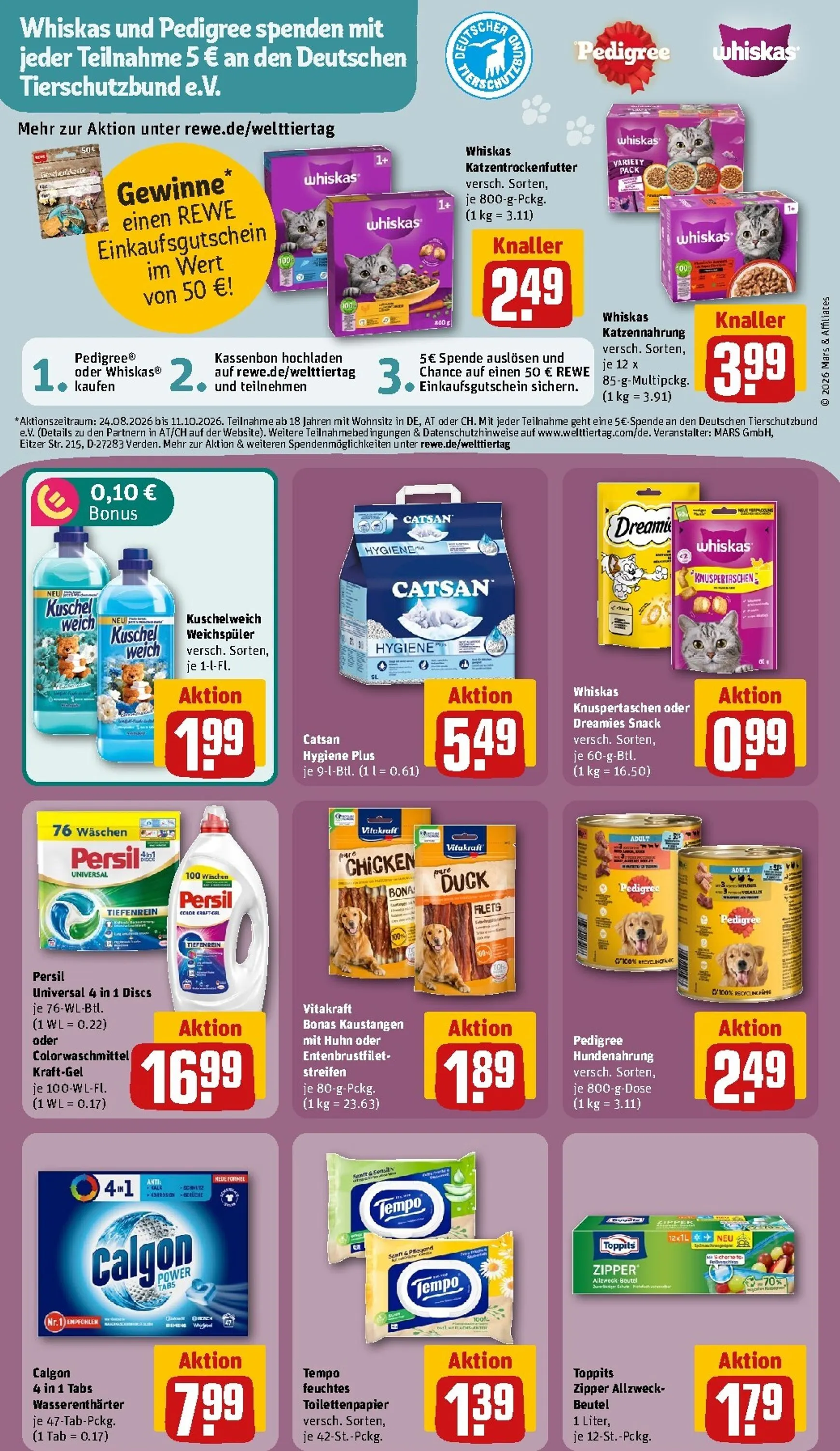Die REWE Jubelwochen Mega Angebote, mega sparen! von 28. September bis 4. Oktober 2026 - Prospekt seite 27