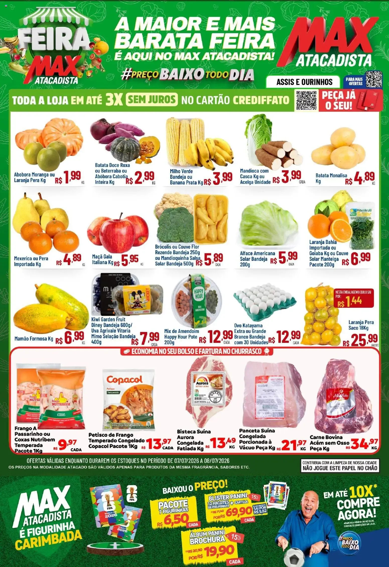 Max Atacadista ofertas Feira de 07/07/2026 | Promoções Online