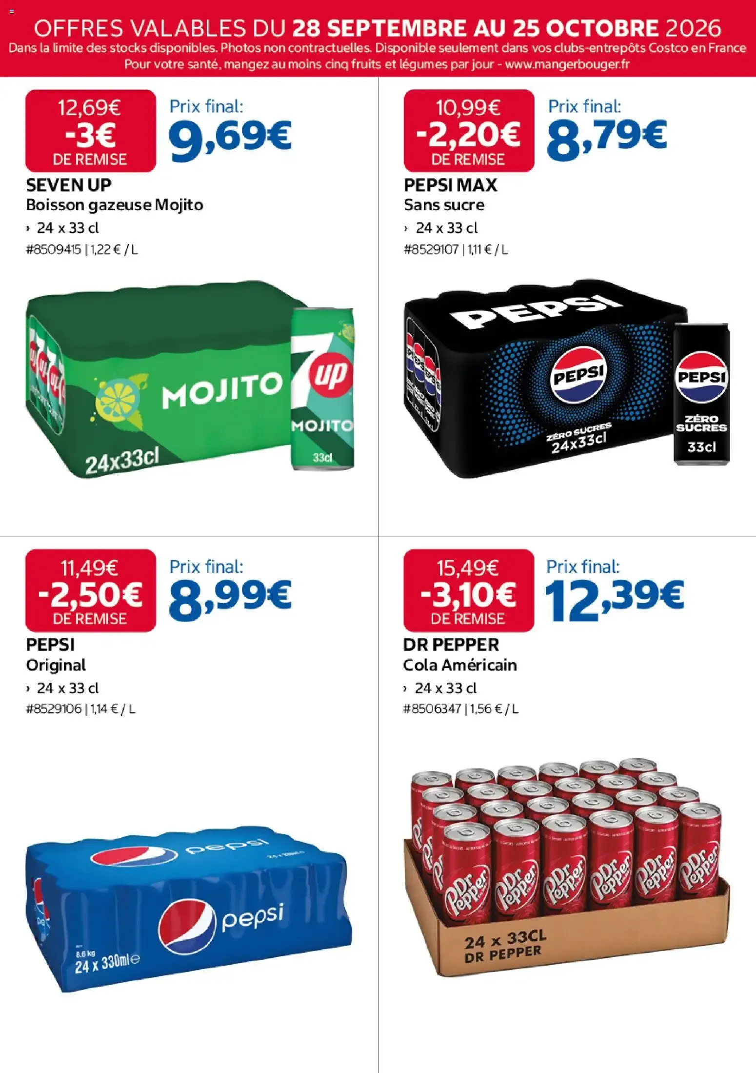 Réservé aux Membres : Plus de 1000€ de Remises Cumulées du 28 septembre au 25 octobre 2026 - Catalogue page 14