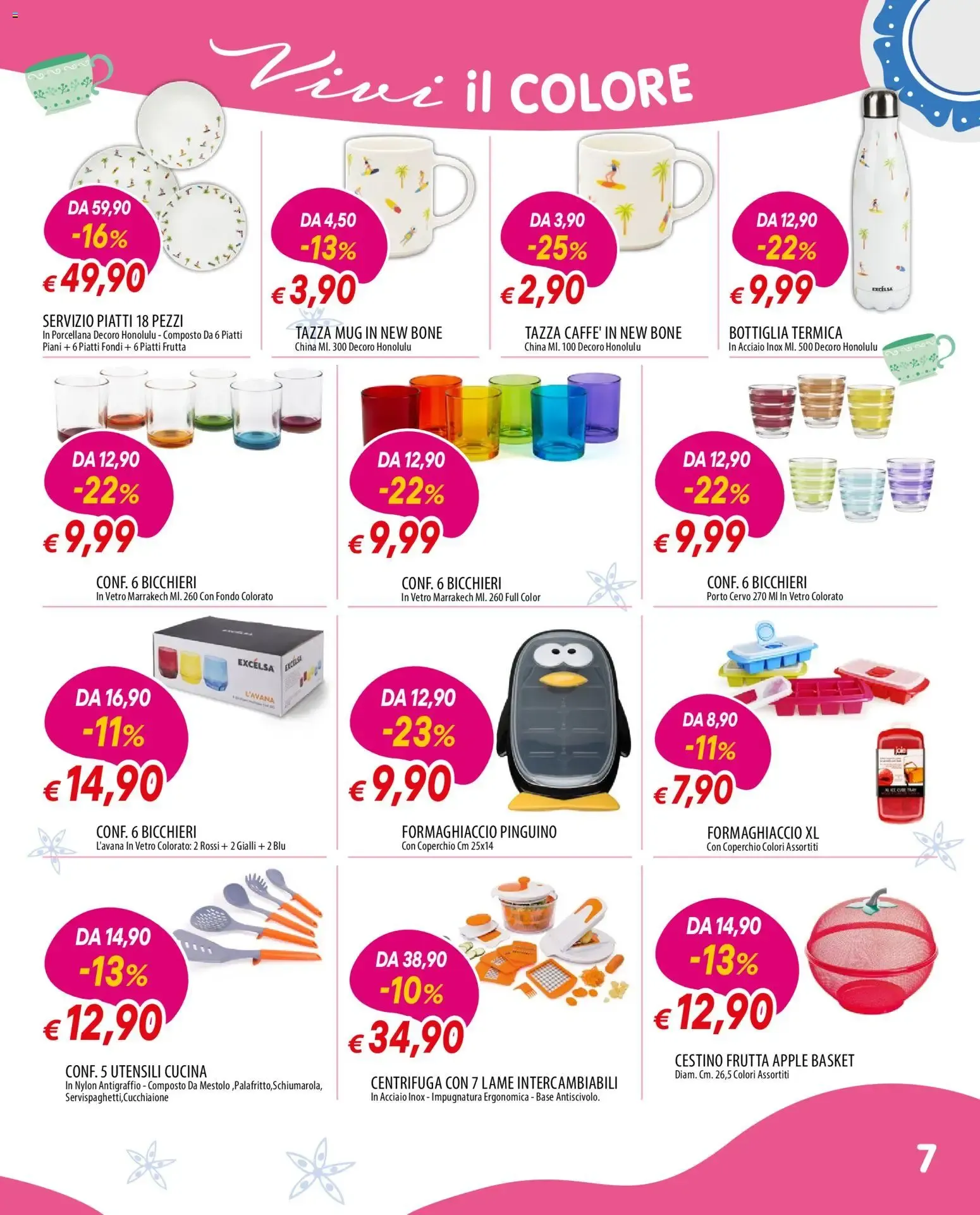 Nuovo Galassia volantino Vivi il Colore dal 11/06/2026 > offerte anteprima 🛍️ da 11 giugno a 5 luglio di 2026 - Pagina del volantino 7