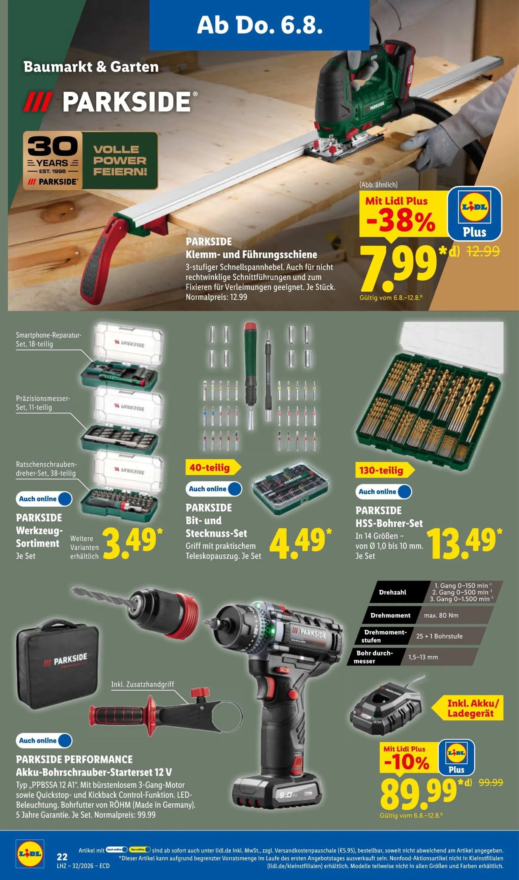 Lidl Prospekt – von Montag 03.08.2026 bis Samstag 08.08.2026 von 3. August bis 8. August 2026 - Prospekt seite 38