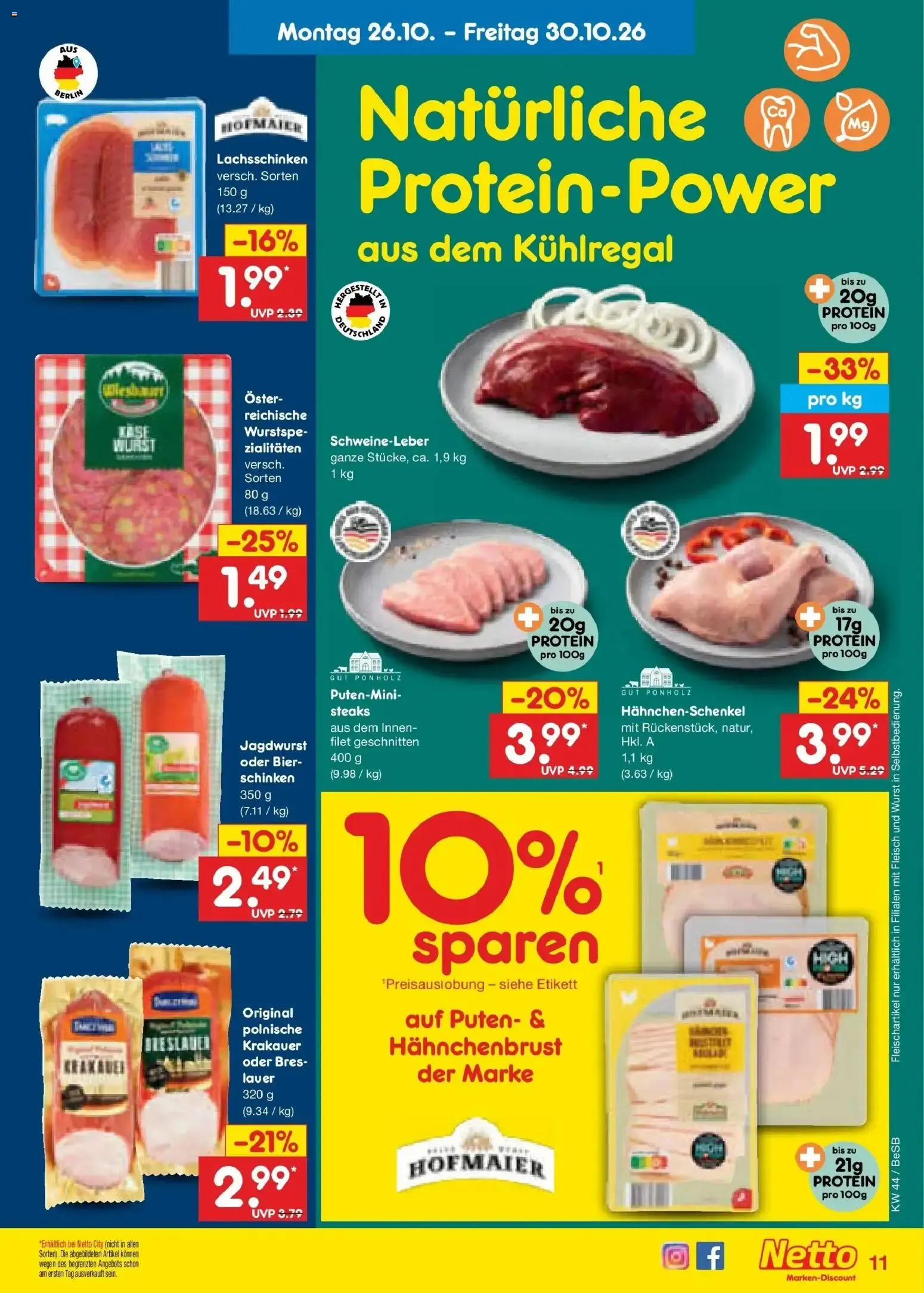 Netto Marken-Discount Prospekt Berlin-Prenzlauer Berg (ab 26.10.2026) » Angebote von 26. Oktober bis 30. Oktober 2026 - Prospekt seite 15