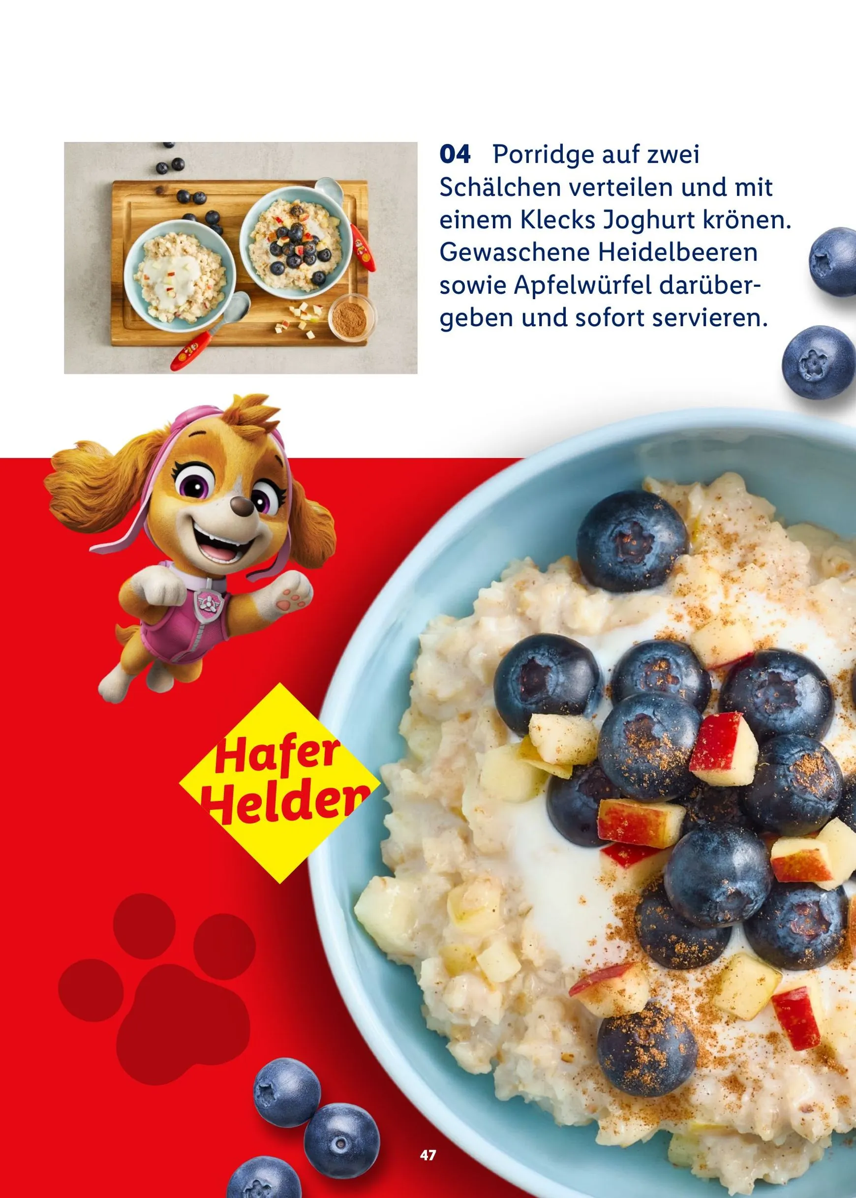 PAW Patrol Rezeptheft von 20. Juli bis 23. August 2026 - Prospekt seite 47
