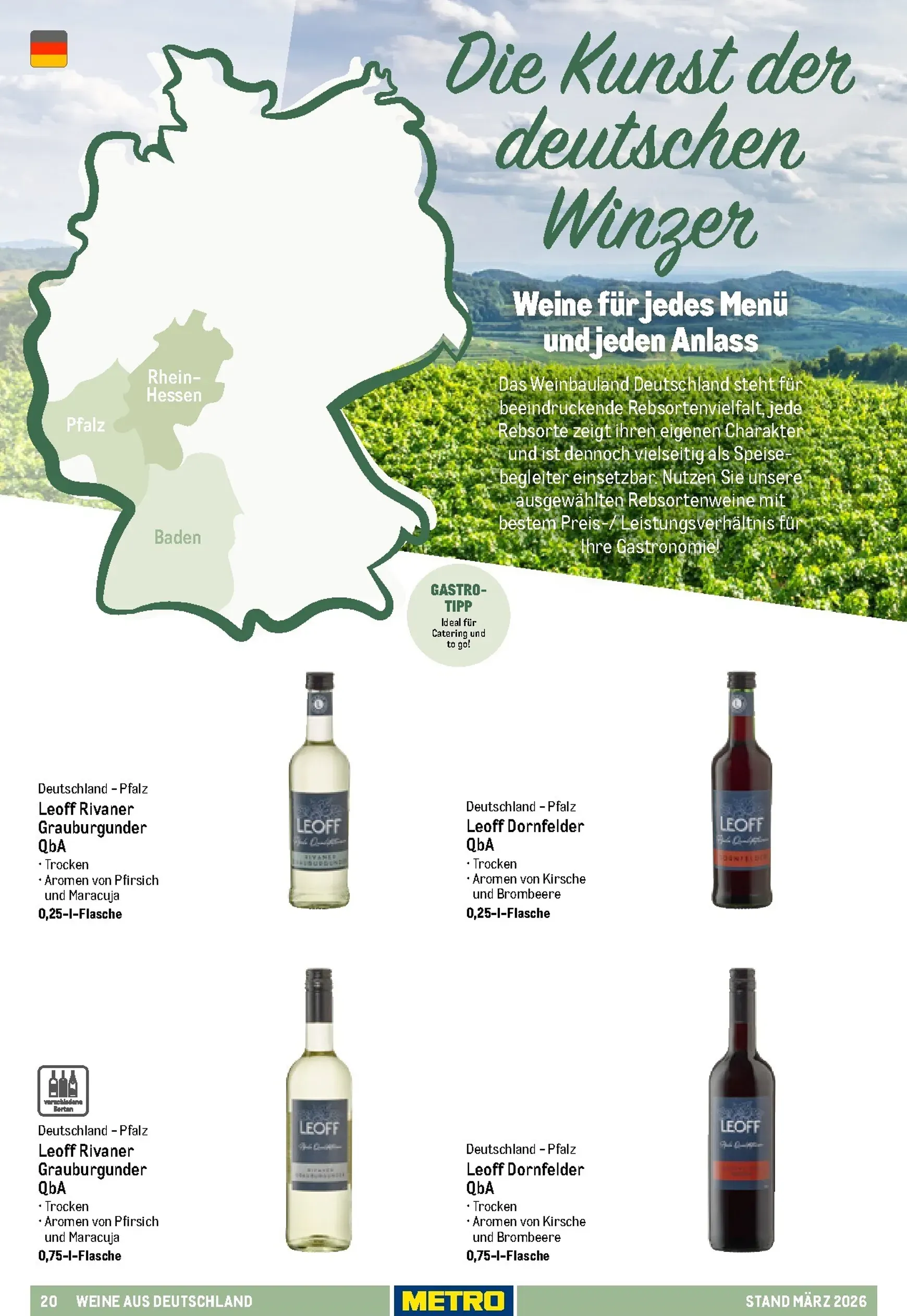 Sortimentskatalog Hauswein: Für jeden Anlass der passende Tropfen von 1. März bis 31. Dezember 2026 - Prospekt seite 20