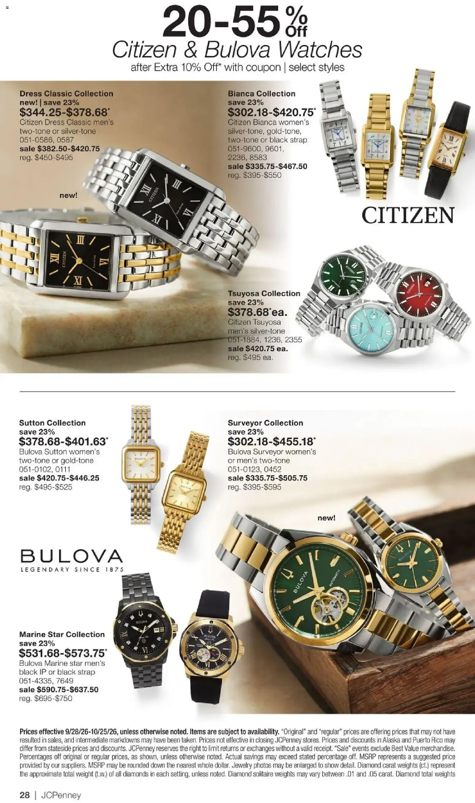 Weekly ad JCPenney Our Biggest Jewelry Sale of the season from September 28 to October 25 2026 - Page 27