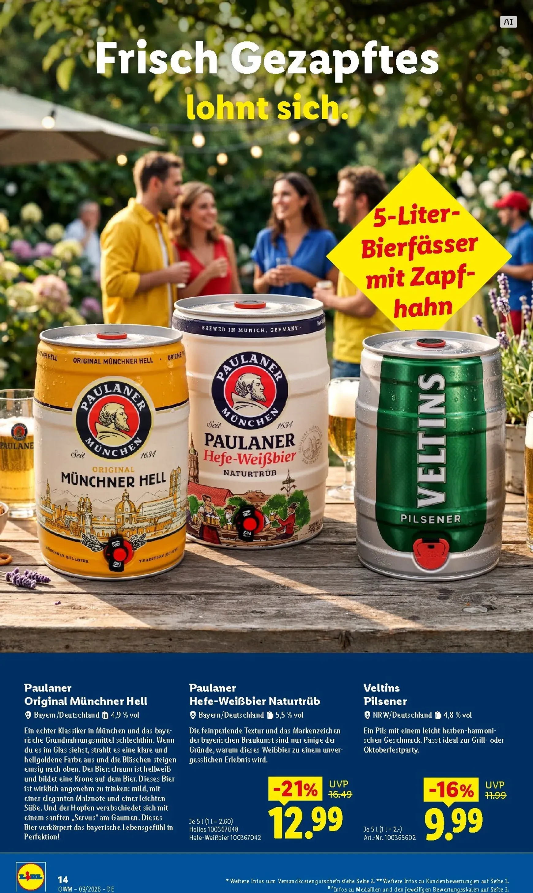 Lidl - Wein & Spirituosen Prospekt – von Dienstag 01.09.2026 bis Mittwoch 30.09.2026 von 1. September bis 30. September 2026 - Prospekt seite 14