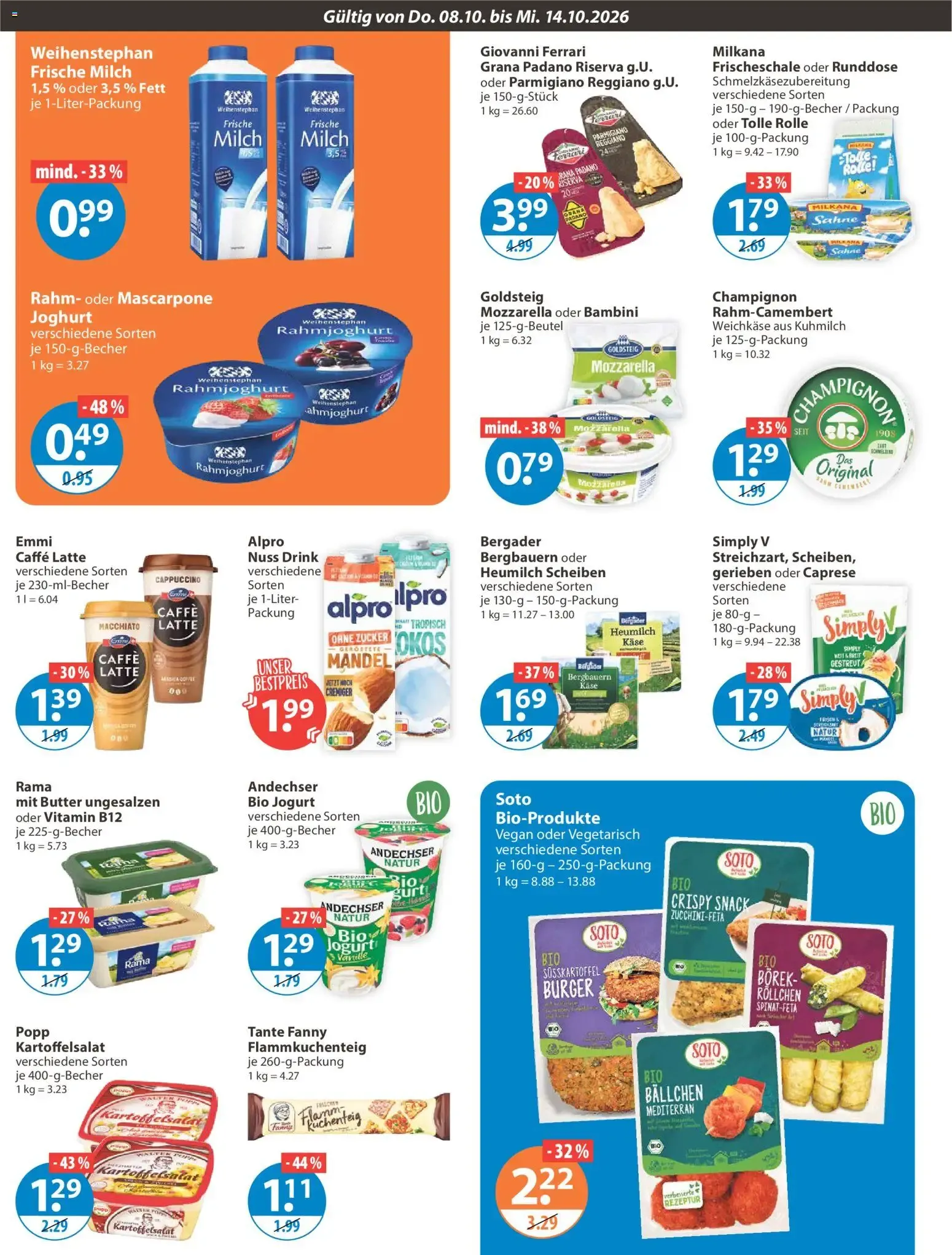 Angebote V-Markt Angebote (ab 08.10.2026) von 8. Oktober bis 14. Oktober 2026 - Prospekt seite 6