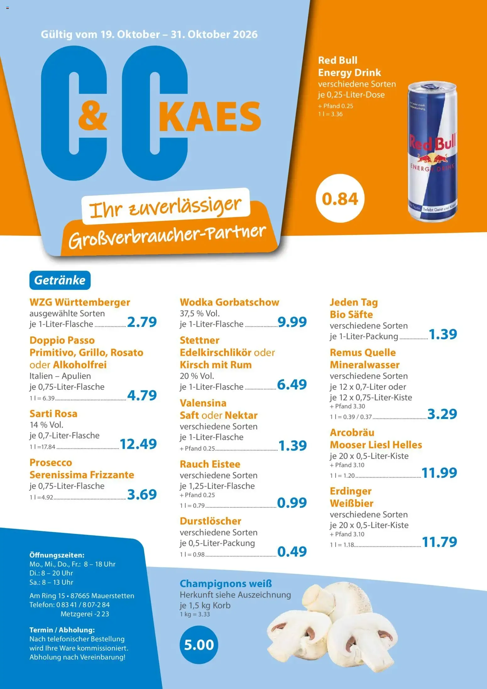 CC & KAES Ihr zuverlässiger Großverbraucher-Partner
