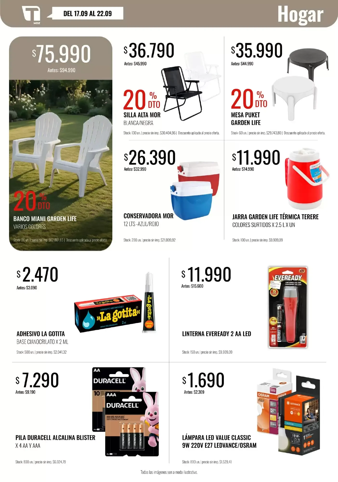 Ofertas de Catálogo de Ofertas Tadicor 16 de septiembre al 22 de septiembre 2026 - Página 10 del catálogo