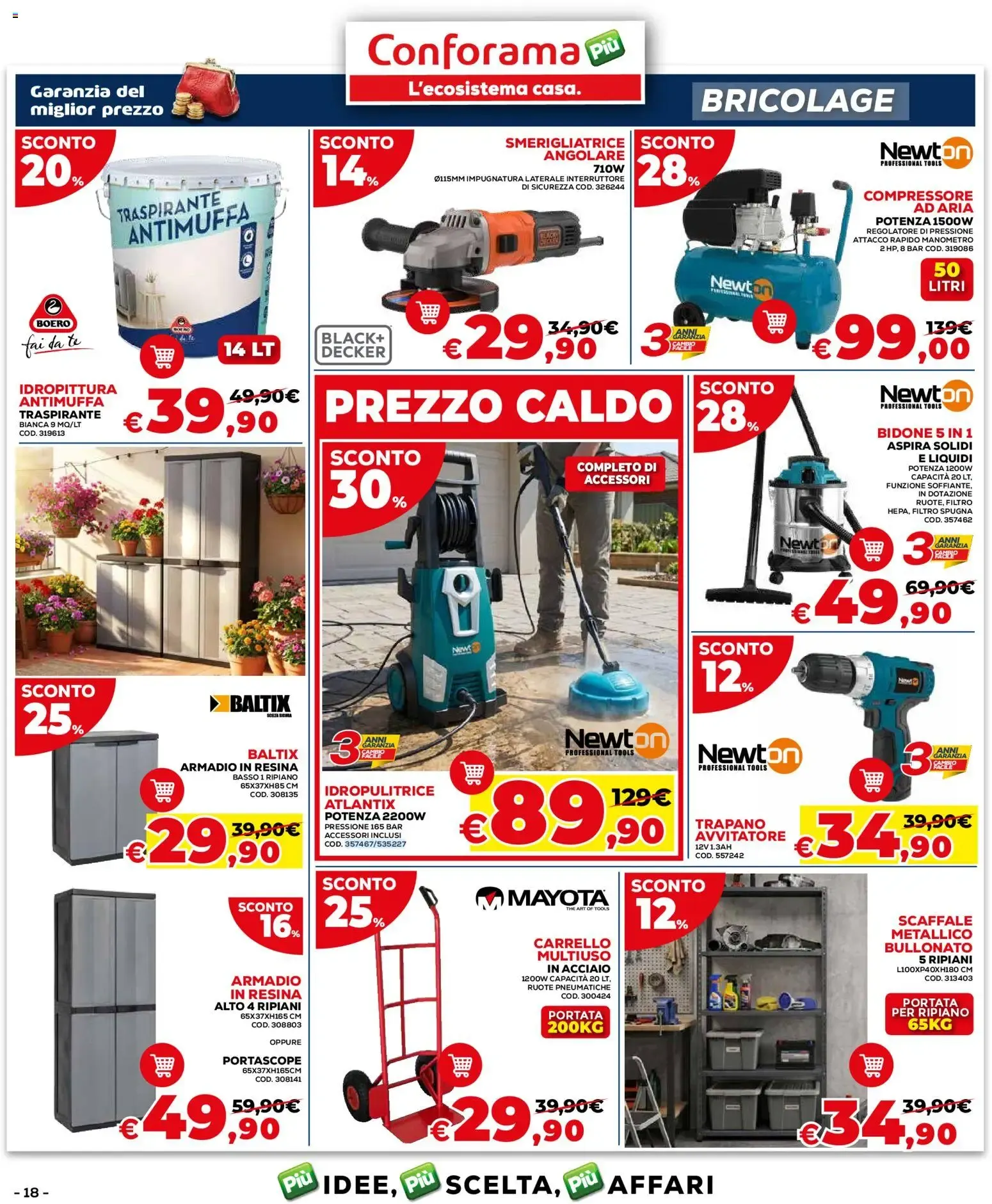 Conforama: Sconti Caldi per l'Estate da 2 luglio a 26 luglio di 2026 - Pagina del volantino 18