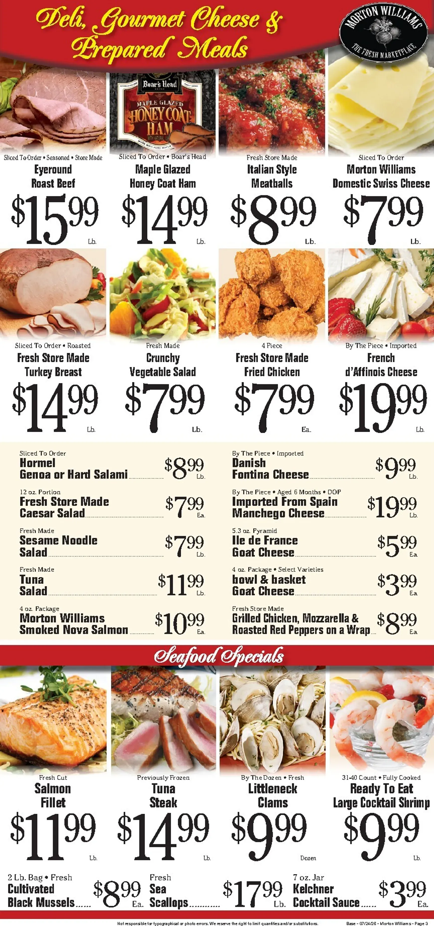 Weekly ad Current Morton Williams - Manhattan / Jersey City leaflet valid from Friday 07/24/2026 to Thursday 07/30/2026 from July 24 to July 30 2026 - Page 3
