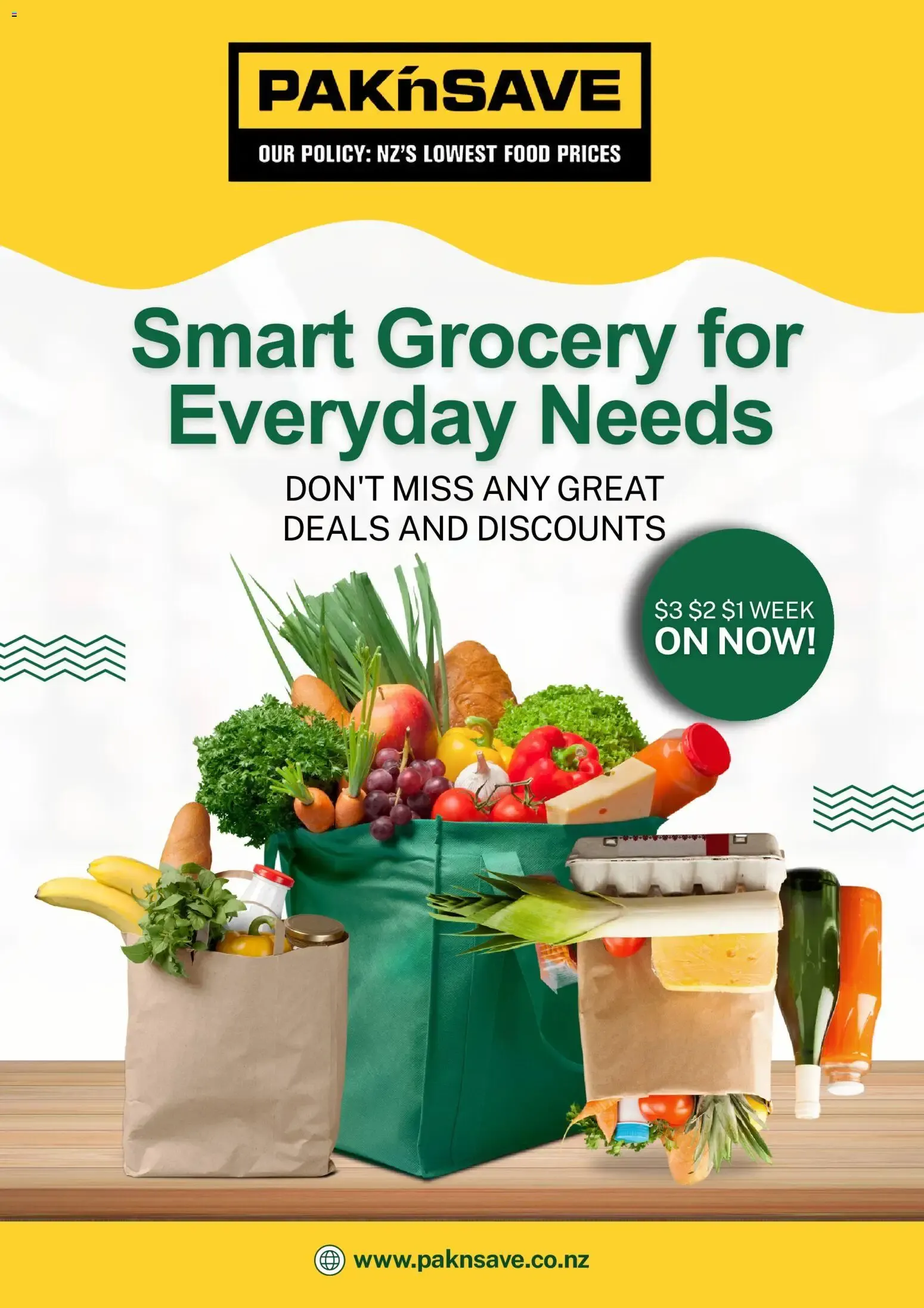 PAK'nSAVE Smart Grocery for Everyday Needs from 7 September to 13 September 2026 - Catalogue Page 1