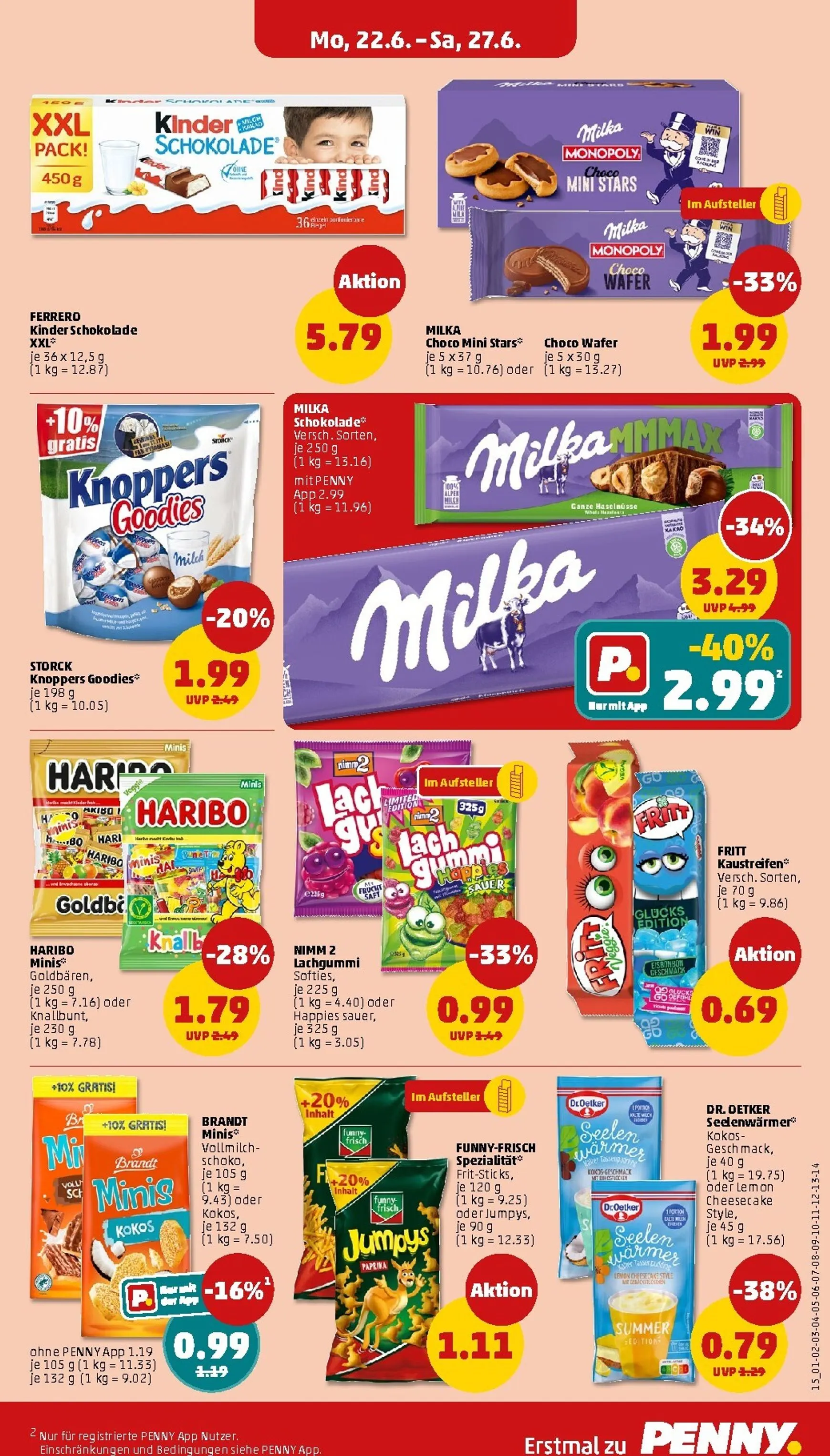PENNY Prospekt nächste Woche – von Montag 22.06.2026 bis Samstag 27.06.2026 von 22. Juni bis 27. Juni 2026 - Prospekt seite 15