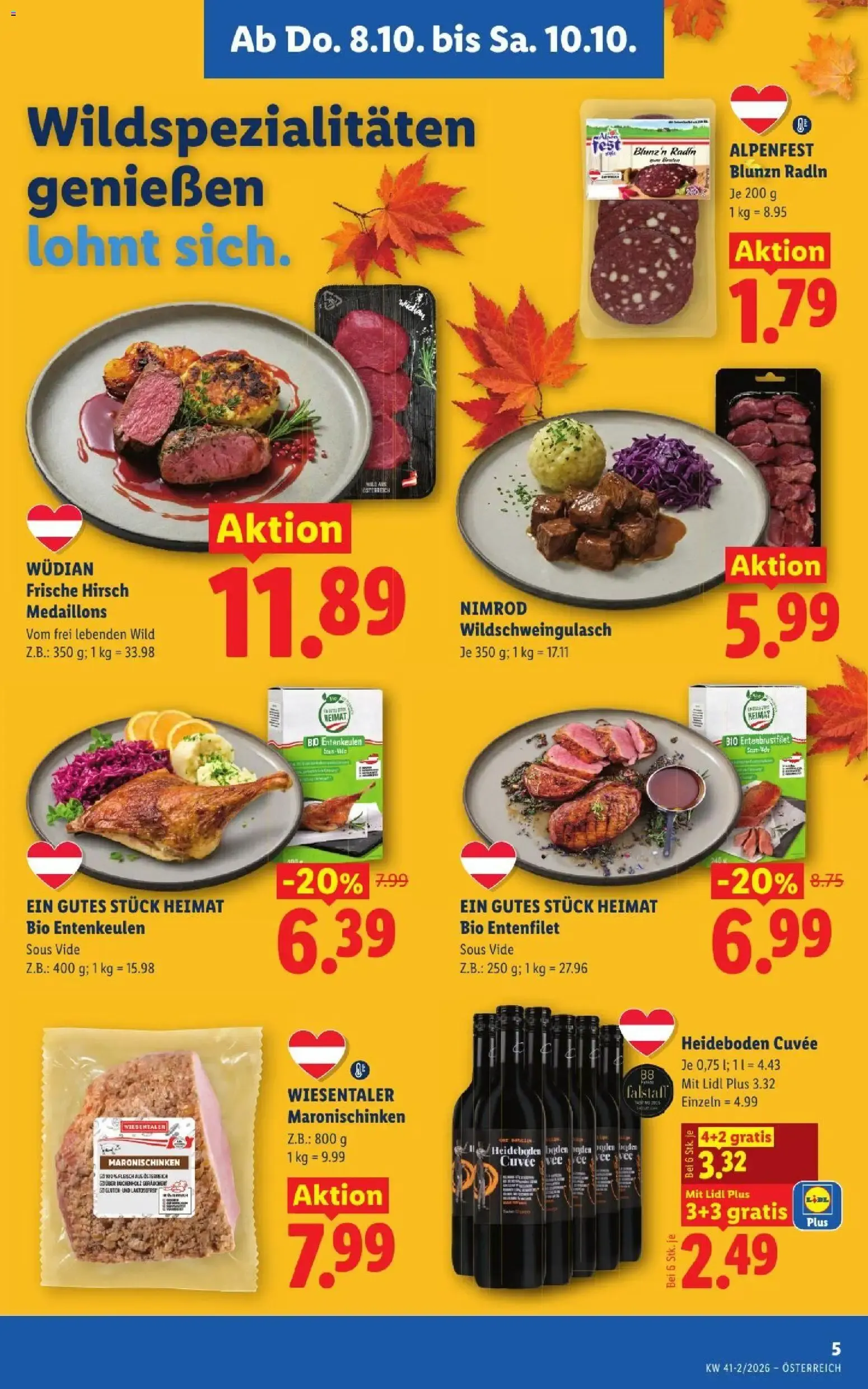 Lidl Aktion von 8. Oktober bis 10. Oktober 2026 - Flugblätt seite  7