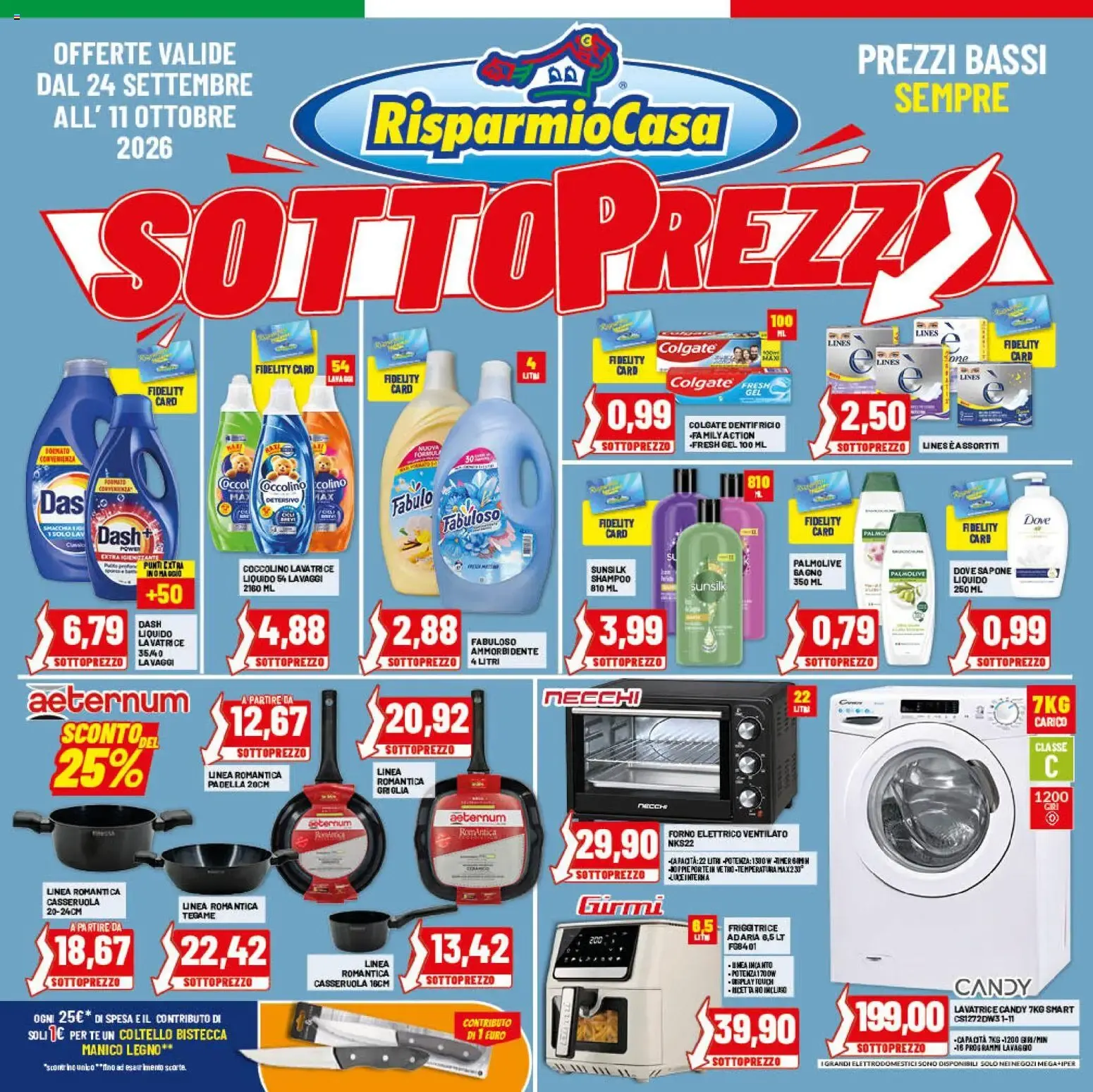 Volantino Risparmio Casa Anteprima dal (24/09/2026) > Offerte e Catalogo da 24 settembre a 11 ottobre di 2026 - Pagina del volantino 1