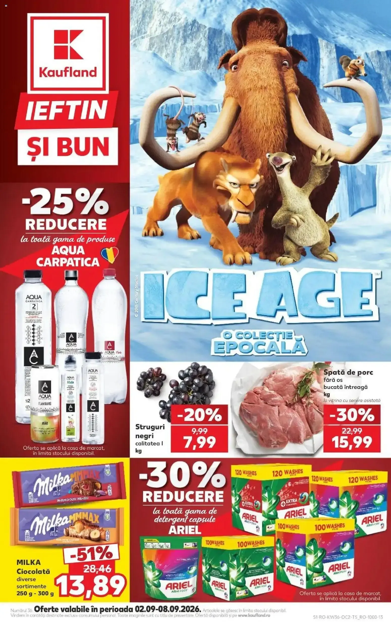 Catalog Kaufland: Ofertas y Colección Ice Age de la 2 septembrie până la 8 septembrie 2026 - Revista Pagina 1