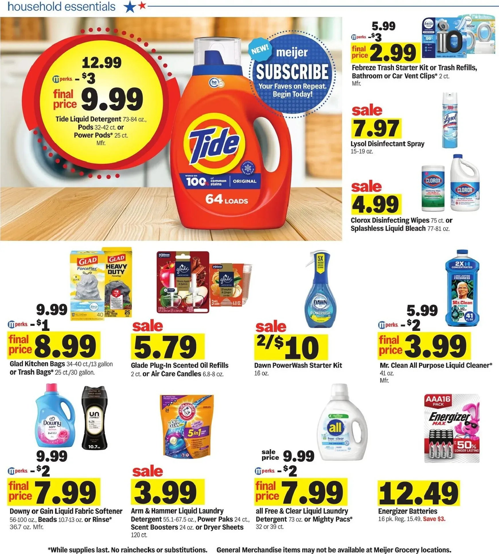 Weekly ad Meijer: Good Life Quality, Real Low Prices from August 19 to August 25 2026 - Page 22