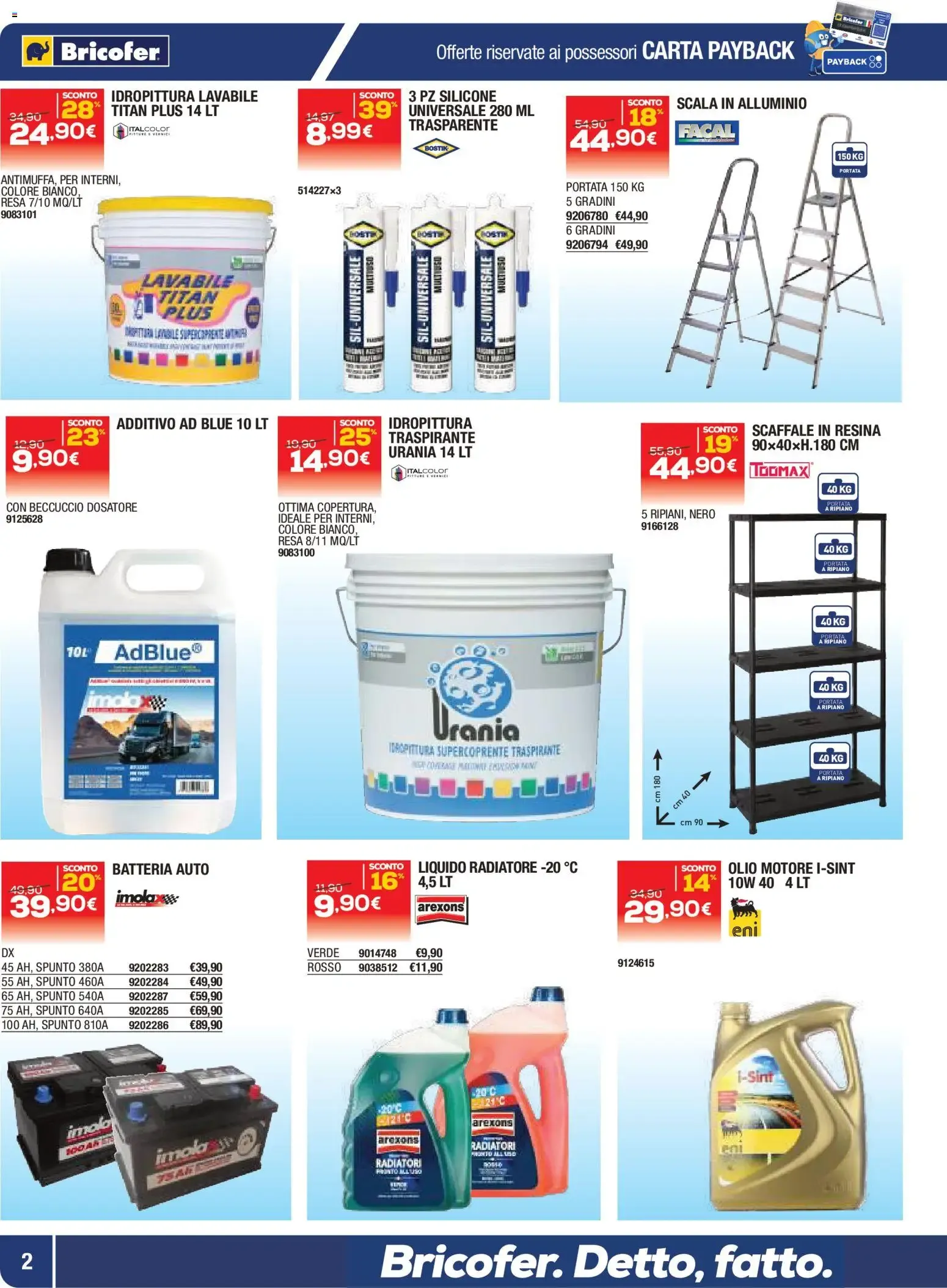 Nuovo Bricofer volantino dal 08/10/2026 > offerte anteprima 🛍️ da 8 ottobre a 25 ottobre di 2026 - Pagina del volantino 2