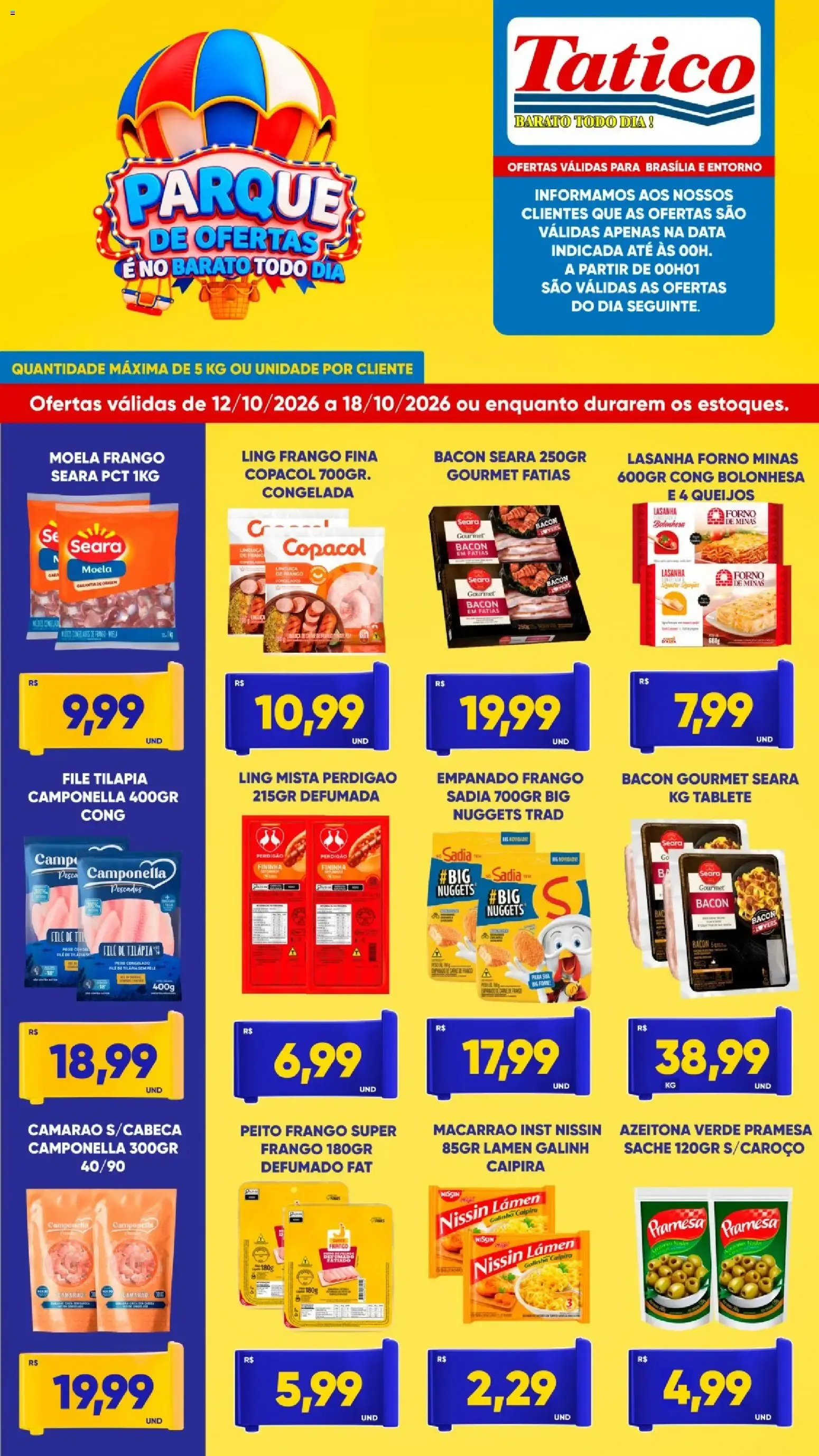 Encarte de Tatico - Ofertas da semana de 12/10/2026 | Promoções Online 12 de outubro até 18 de outubro 2026 - Pagina 1