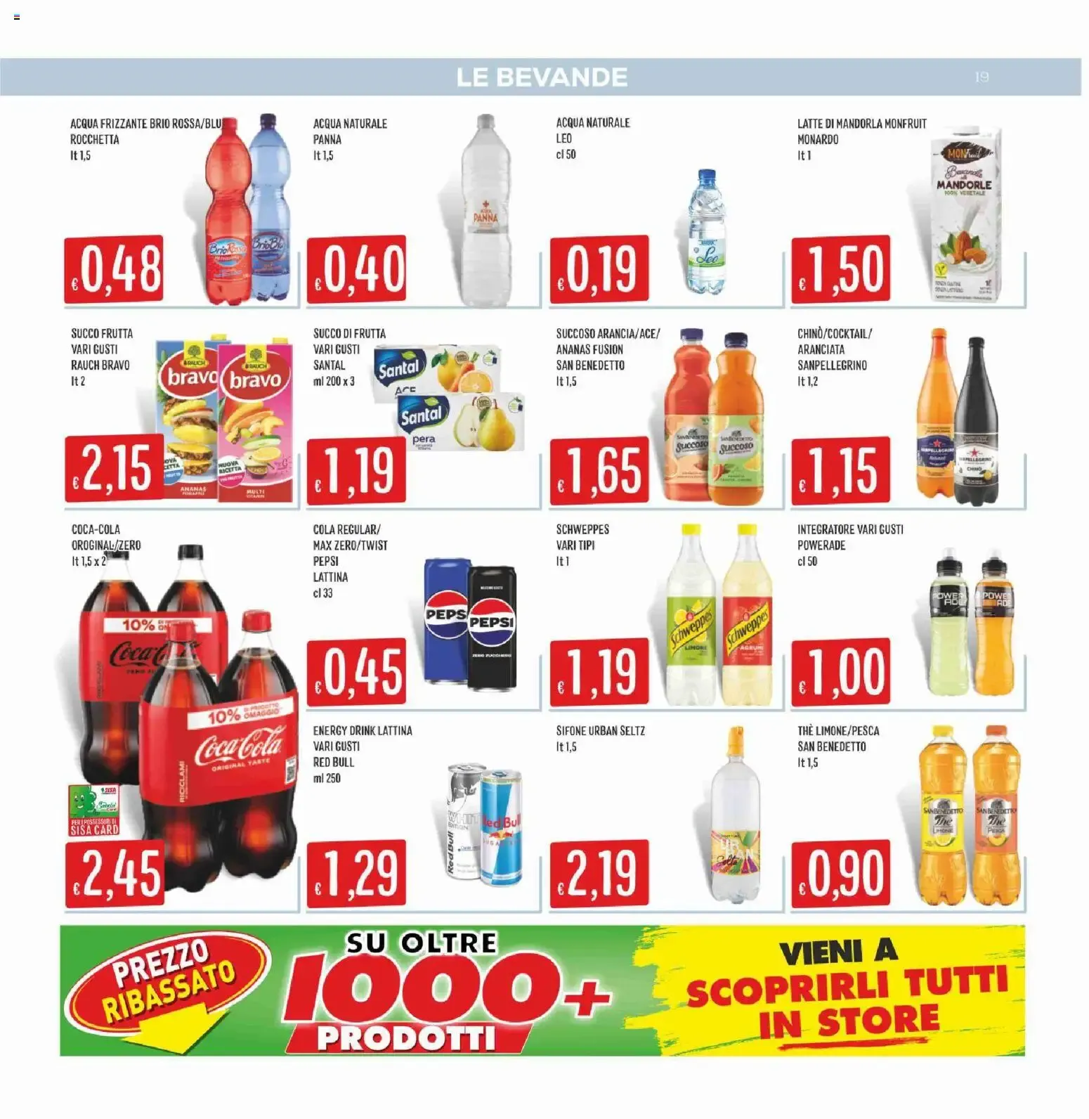 Nuovo SISA volantino Calabria dal 06/08/2026 > offerte anteprima 🛍️ da 6 agosto a 19 agosto di 2026 - Pagina del volantino 19