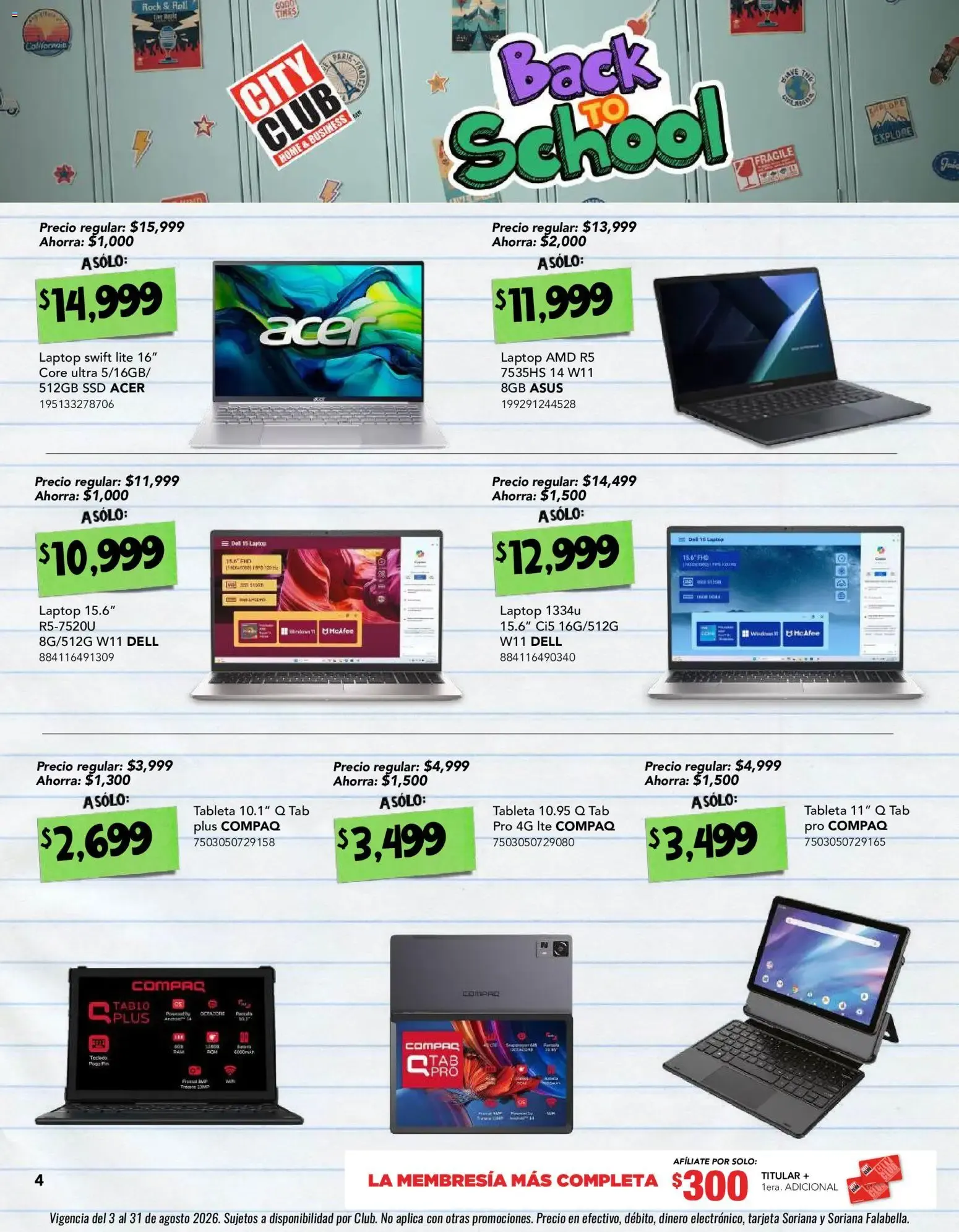 Catálogo de City Club Back to School 3 de agosto al 31 de agosto 2026 - Pagina 4