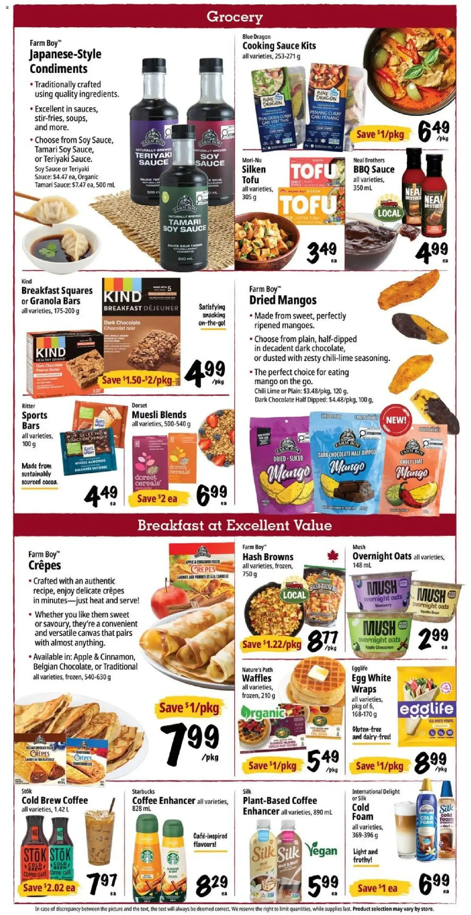 THANKSGIVING DINNERS from September 24 to September 30 2026 - flyer page 4