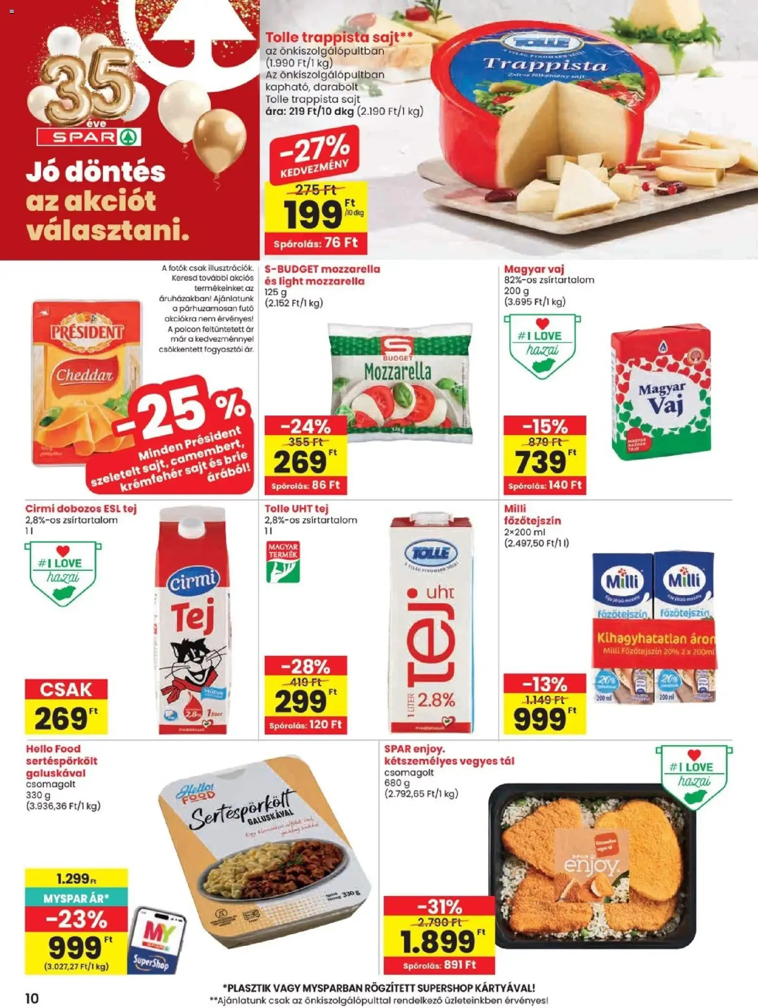 Katalógus Spar: Promociones de cumpleaños y súper precios június 11.-tól június 17.-ig 2026. - Oldal 10