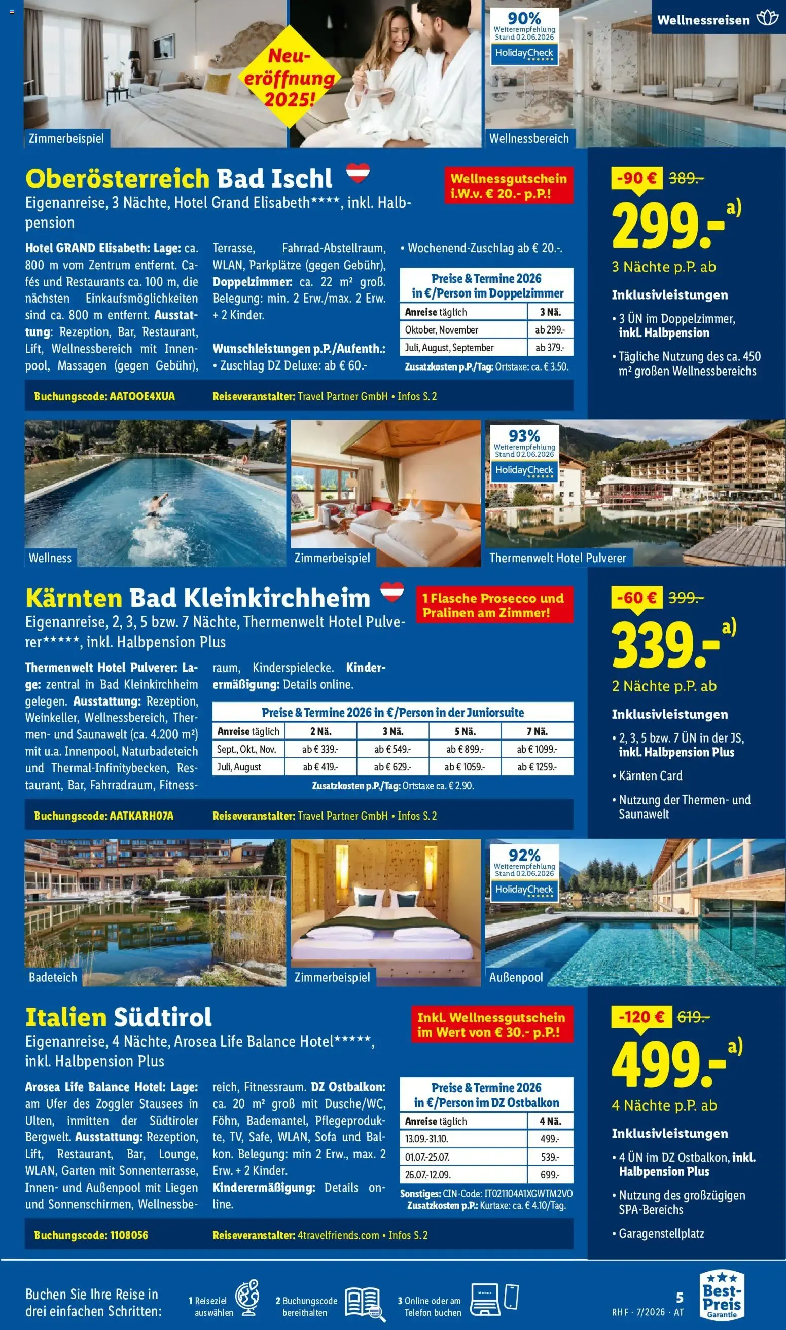 Lidl Traumurlaub - Buchbar von 1.7. bis 31.7. von 1. Juli bis 31. Juli 2026 - Flugblätt seite 3