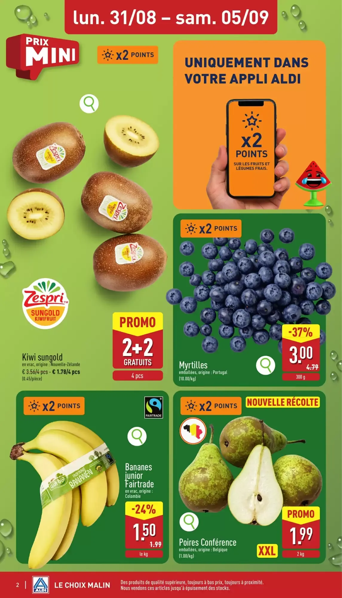 ALDI Dépliant 31/08 - 05/09 van 31 augustus tot 5 september 2026 - folder pagina 2
