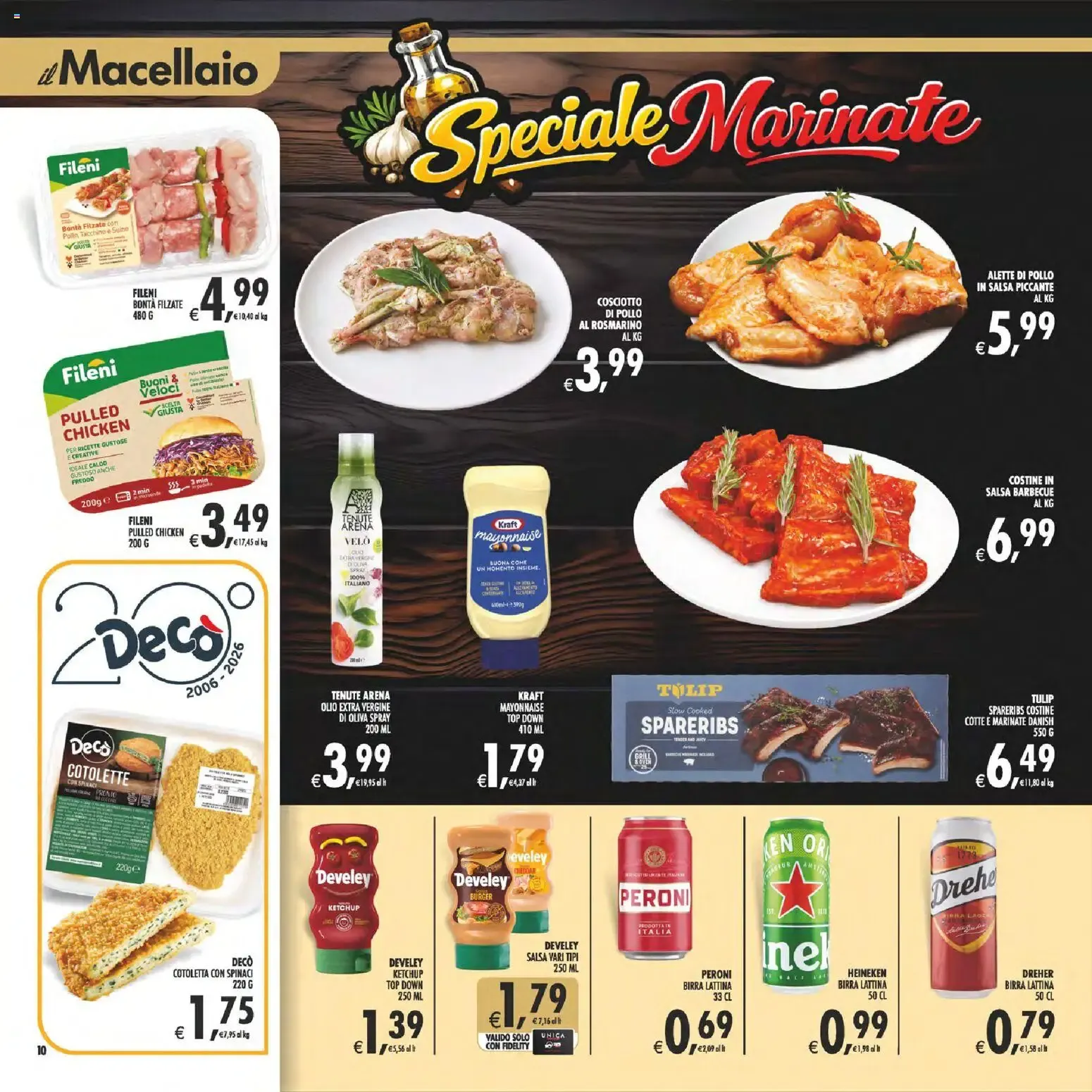 Nuovo Decò volantino Gourmet Sicilia dal 11/08/2026 > offerte anteprima 🛍️ da 11 agosto a 20 agosto di 2026 - Pagina del volantino 10