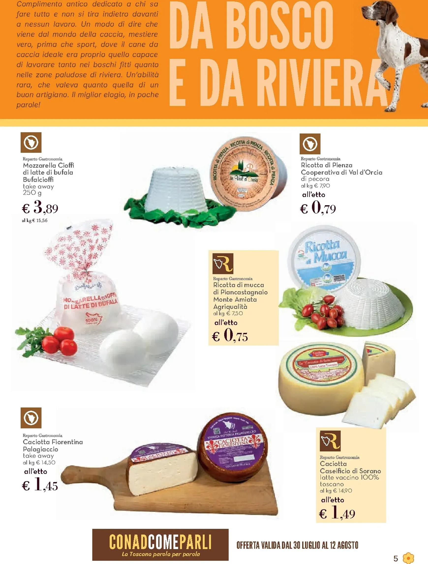 Conad Come Parli: La Toscana parola per parola da 30 luglio a 12 agosto di 2026 - Pagina del volantino 5