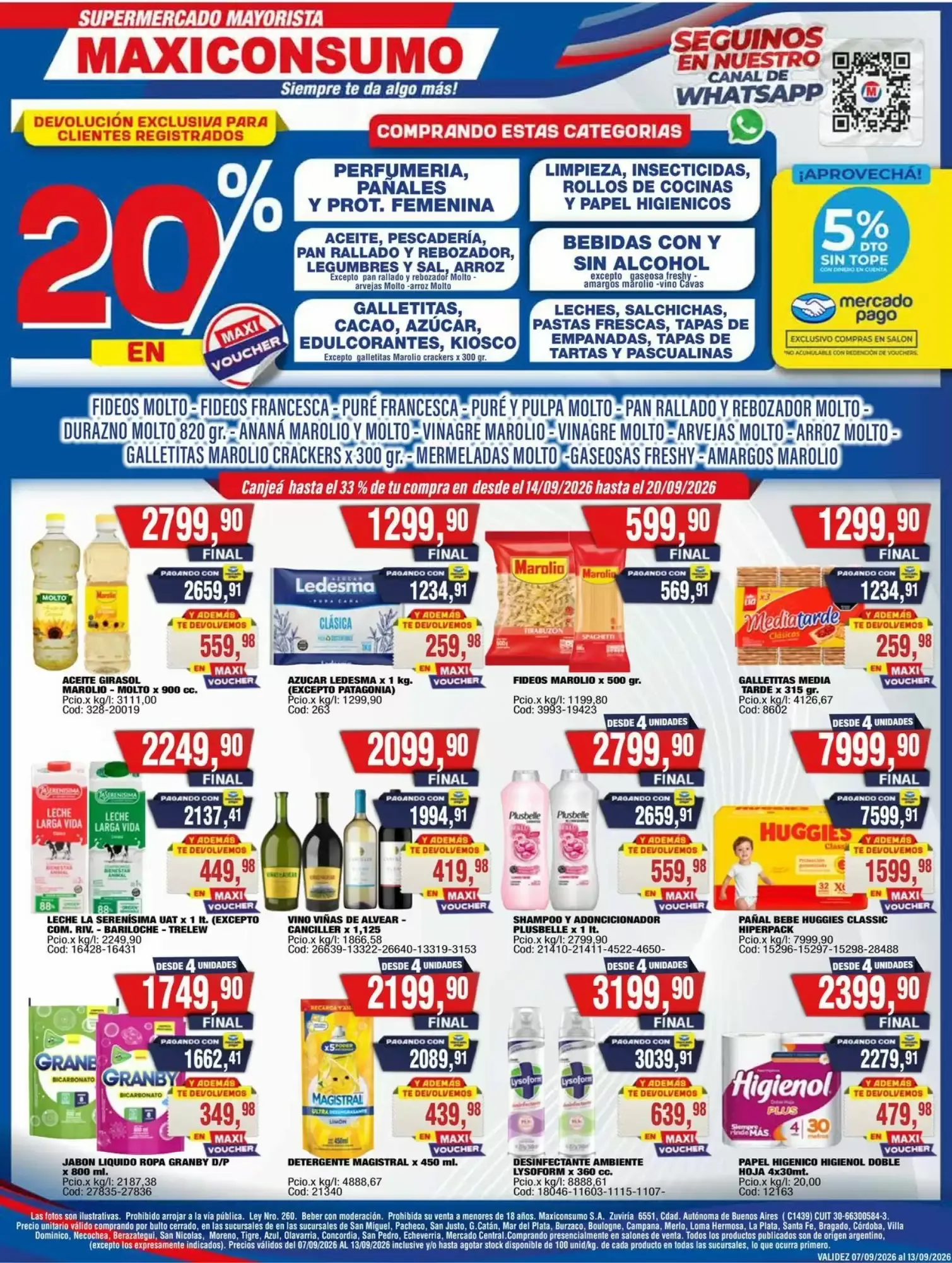 Ofertas de Revista Maxiconsumo semana 37 7 de septiembre al 13 de septiembre 2026 - Página 1 del catálogo