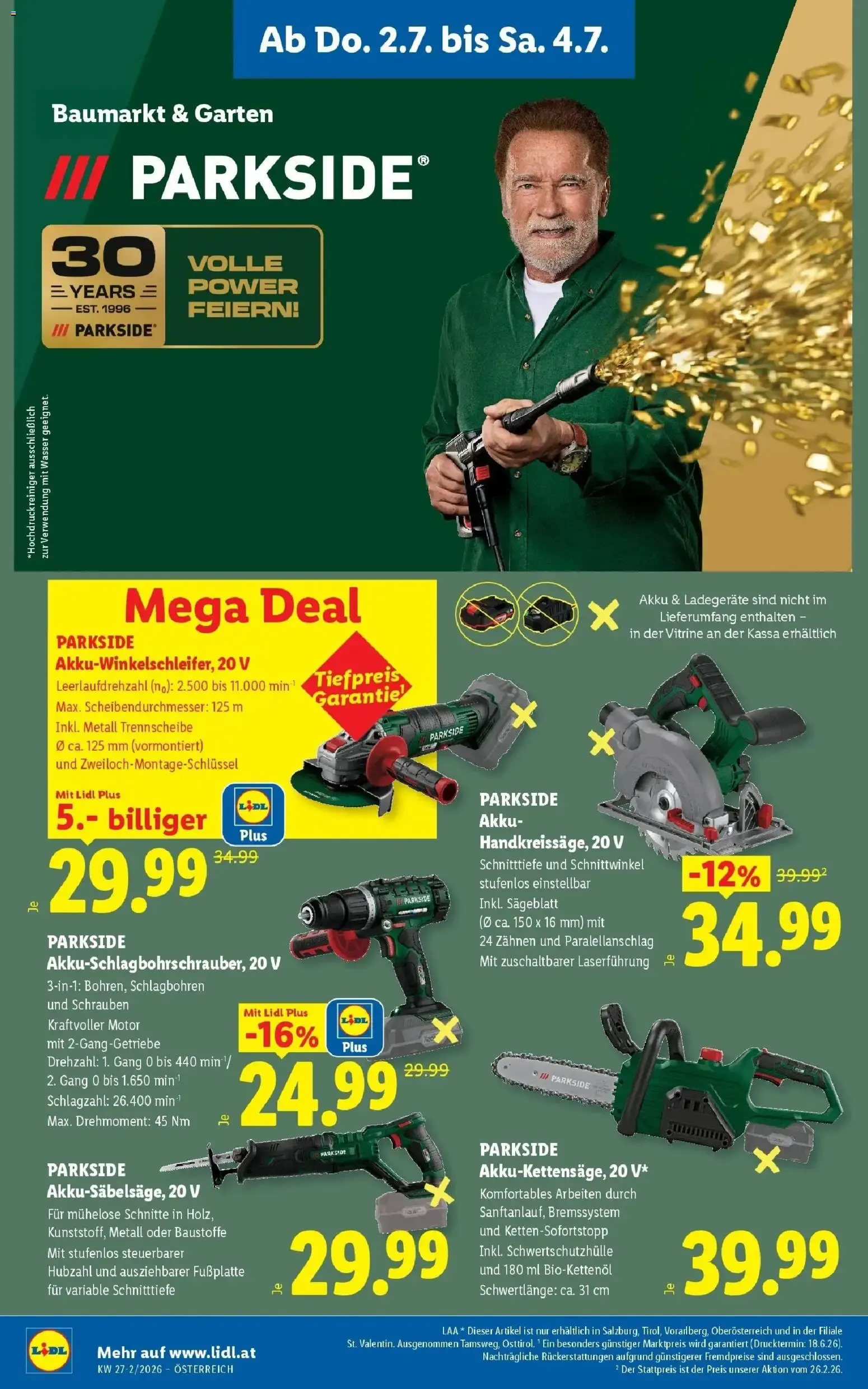 Lidl - Ab Do. 2.7. bis Sa. 4.7. - XXL Über 75 Produkte von 2. Juli bis 4. Juli 2026 - Flugblätt seite 18