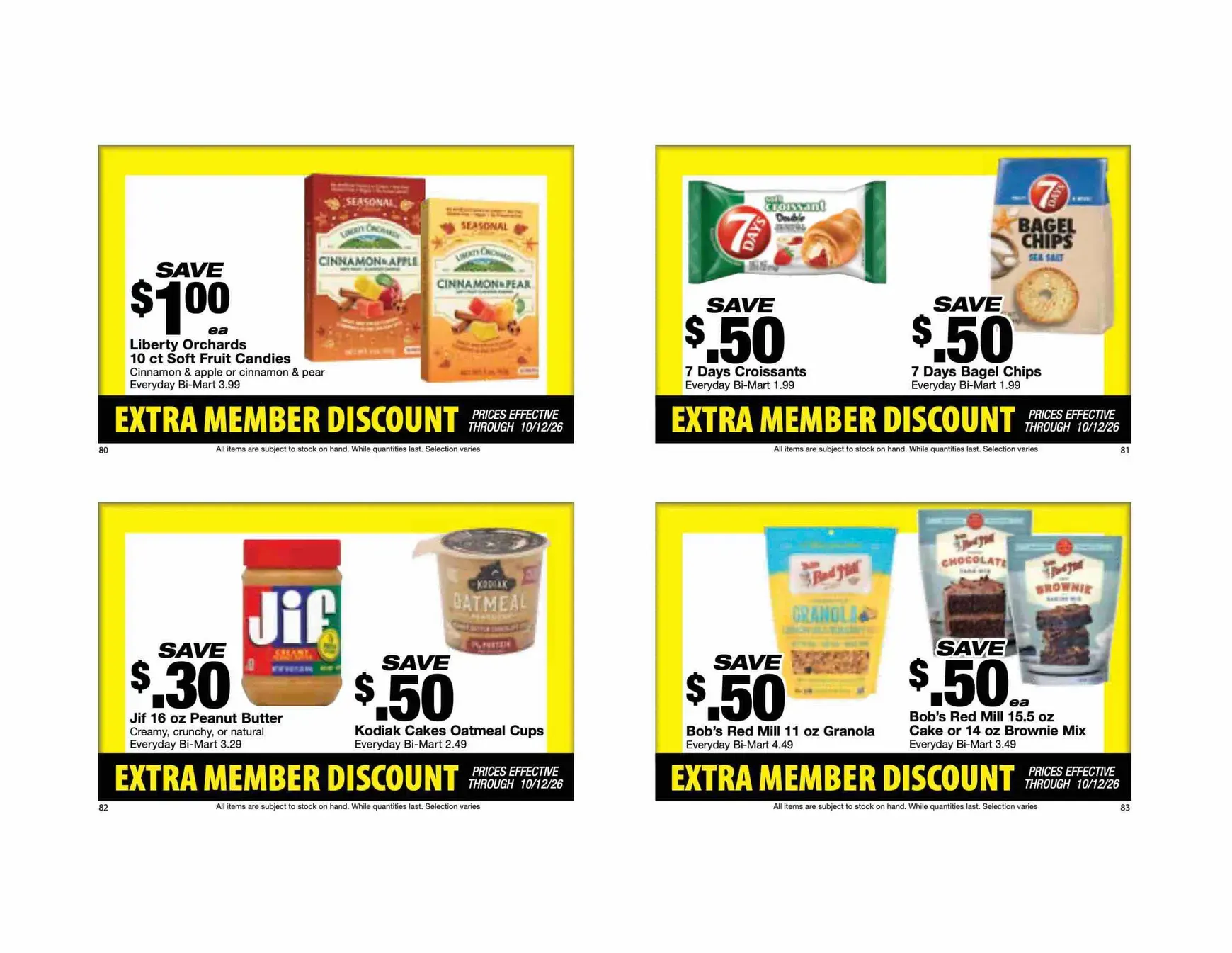 Weekly ad Future Bi-Mart - Extra member discount flyer valid from Thursday 10/01/2026 to Monday 10/12/2026 from October 1 to October 12 2026 - Page 22