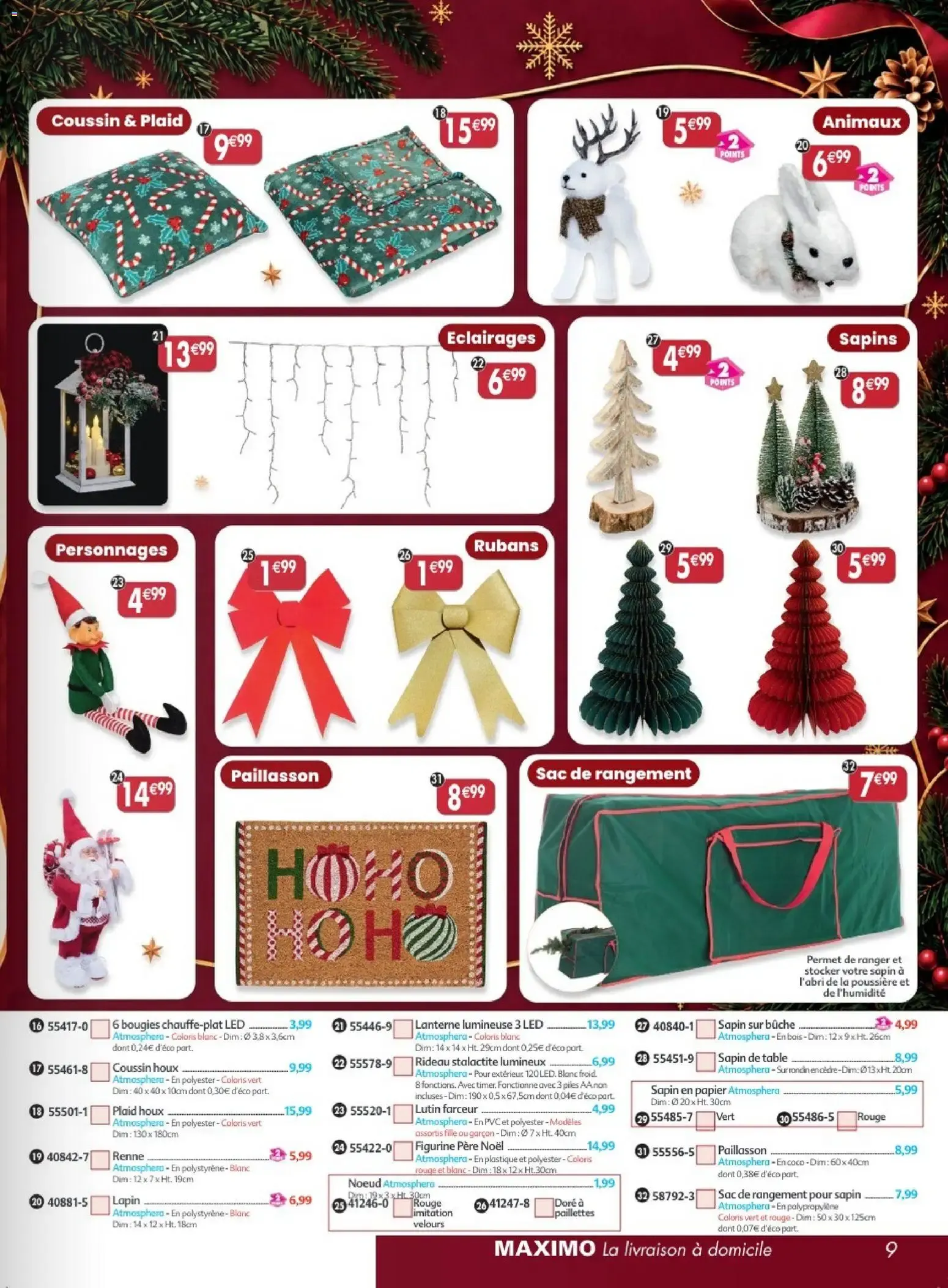 Maximo catalogue epicerie à partir du 26/10/2026 - promo en ligne du 26 octobre au 22 novembre 2026 - Catalogue page 9
