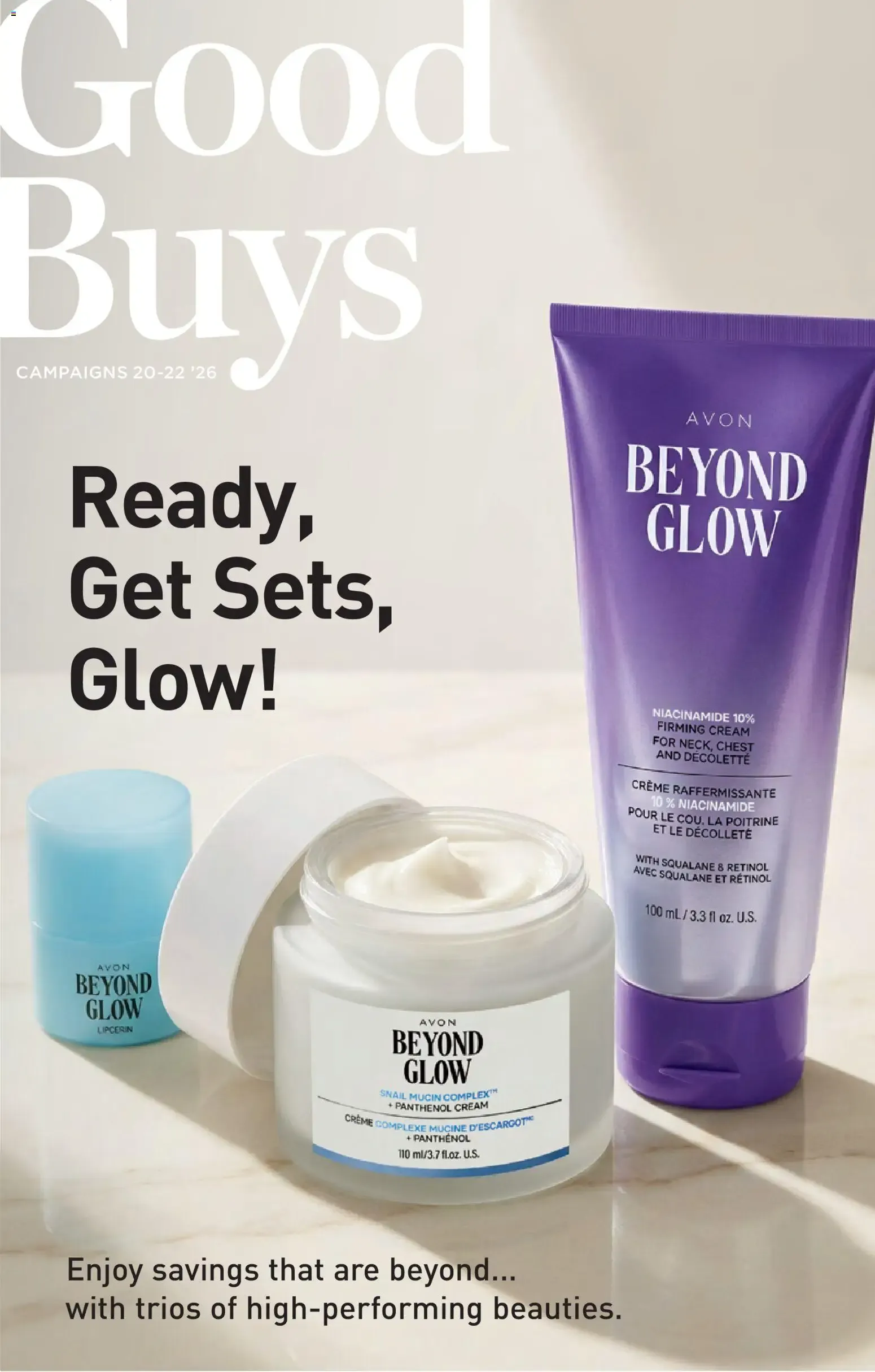Weekly ad Avon Good Buys: Beyond Glow from September 23 to November 3 2026 - Page 1